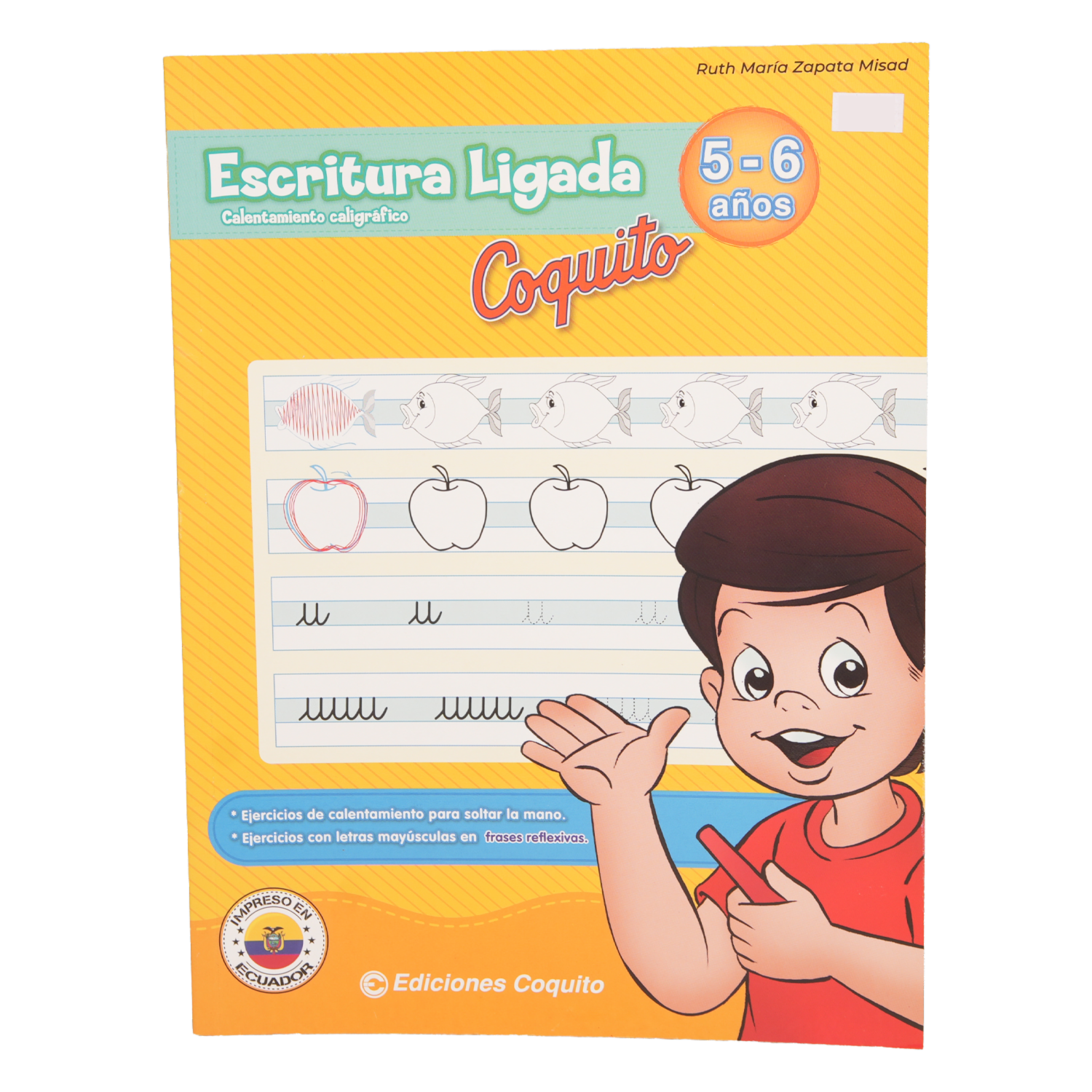 Libro Escritura Ligada 5 – 6 Años Coquito LIBCO 80 Páginas
