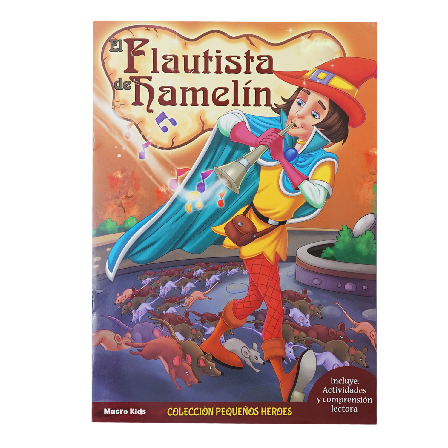 Libro Flautista De Hamelin MACRO KIDS 8 Páginas