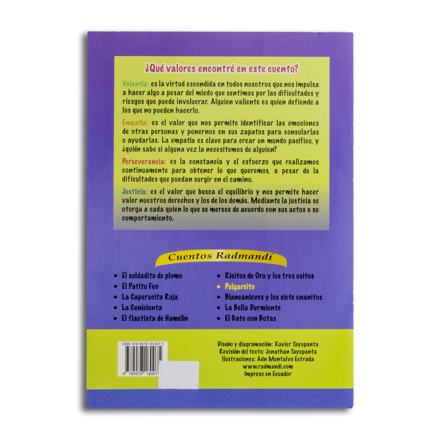 Libro Pulgarcito RADMANDÍ A5