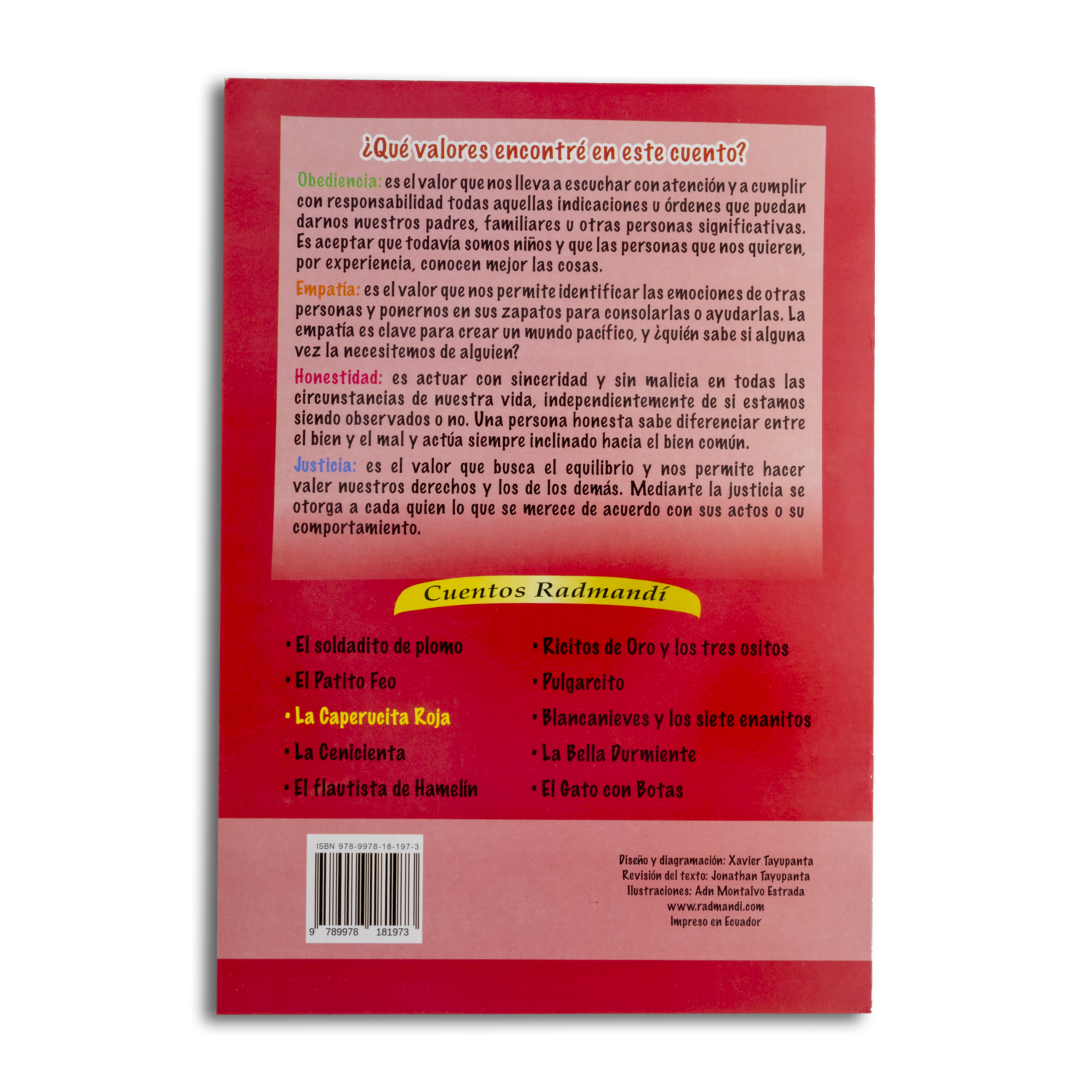Libro Caperucita Roja Cuenta Conmigo RADMANDÍ 13 Páginas