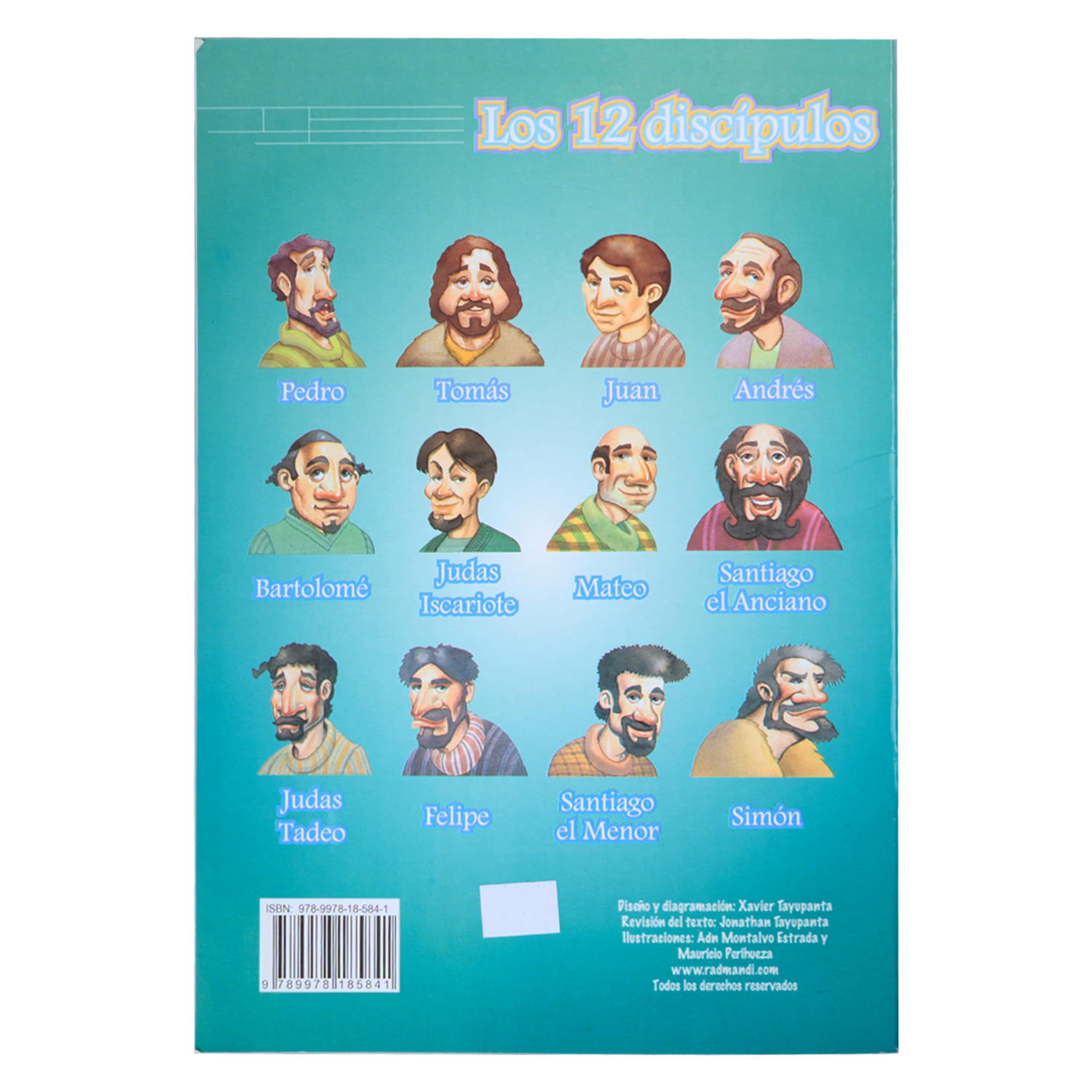 Libro Biblia Par Colorear RADMANDÍ 40 Páginas