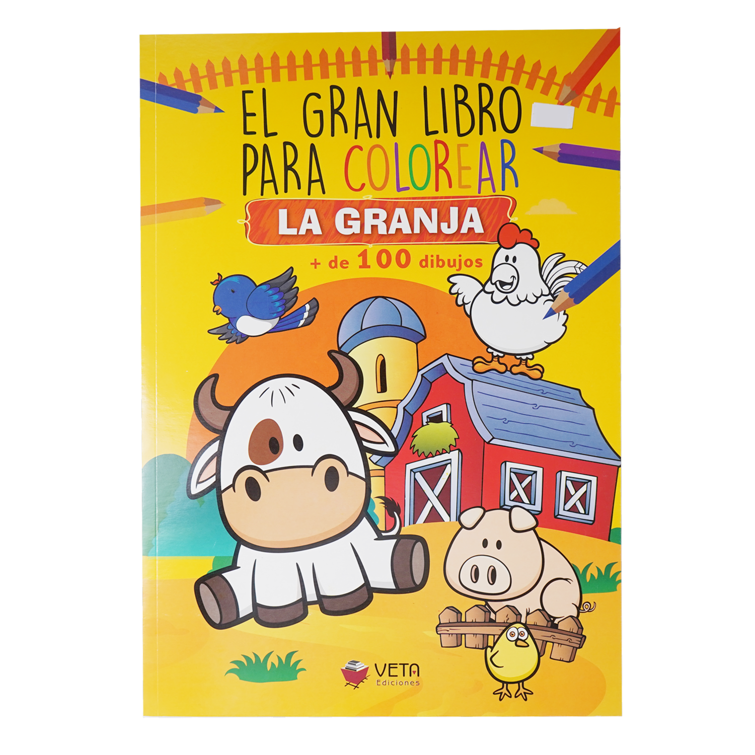 Libro Animales De La Granja Gran Libro Para Co VETA EDICIONES 96 Páginas