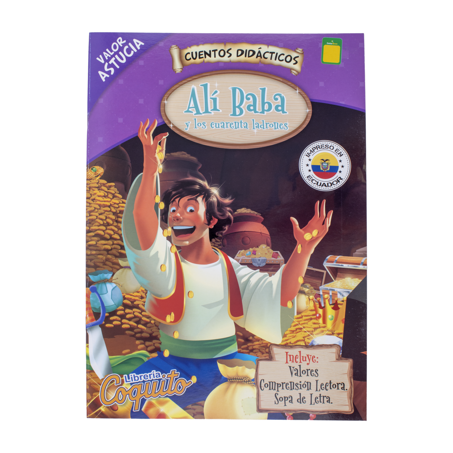 Libro Ali Baba Y Los 40 Ladrones COQUITO 18 Páginas