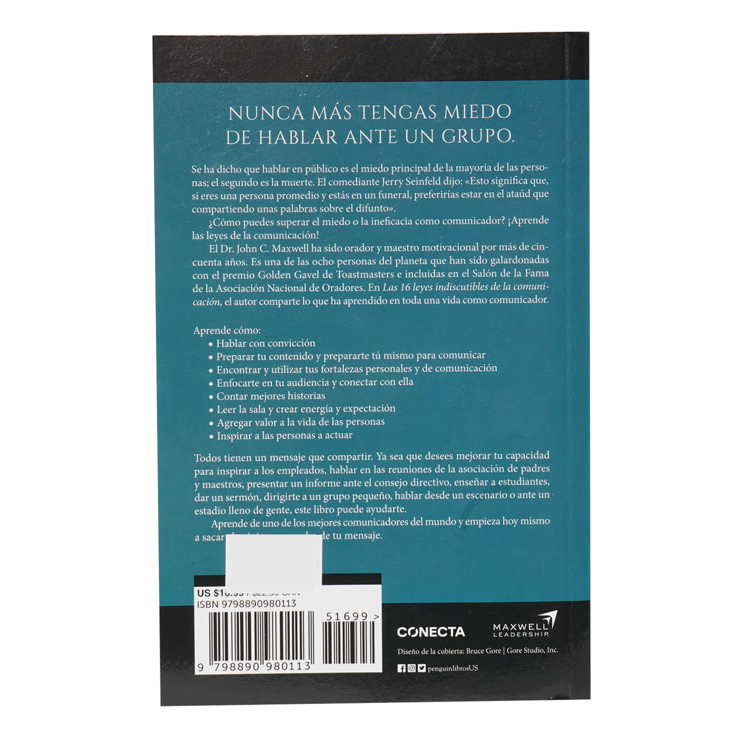 Libro Las 16 Leyes Indiscutibles De La Comunicacion CONECTA 316 Páginas