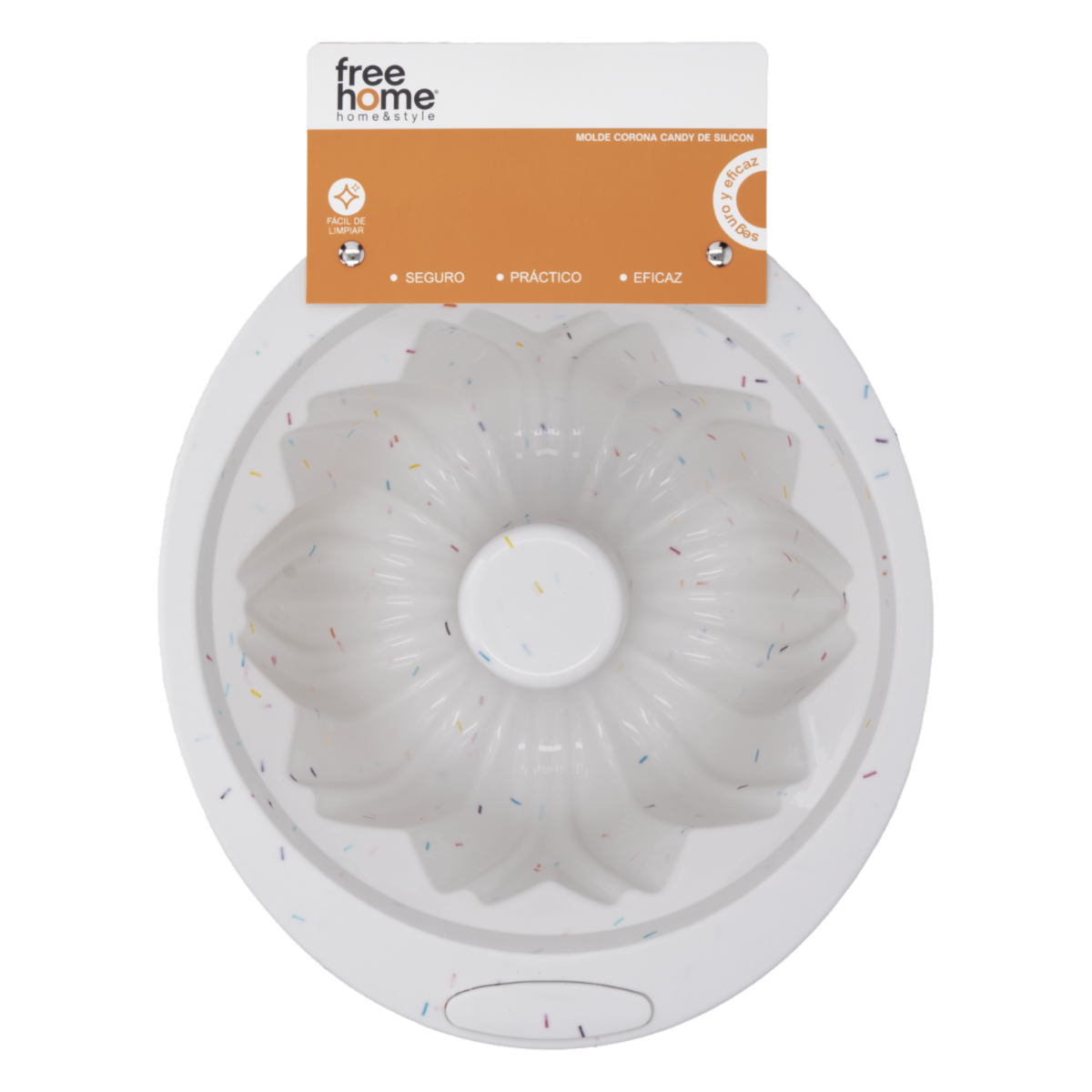 Molde Para Hornear Diseño Corona Candy De Silicon FREE HOME 1 Pieza