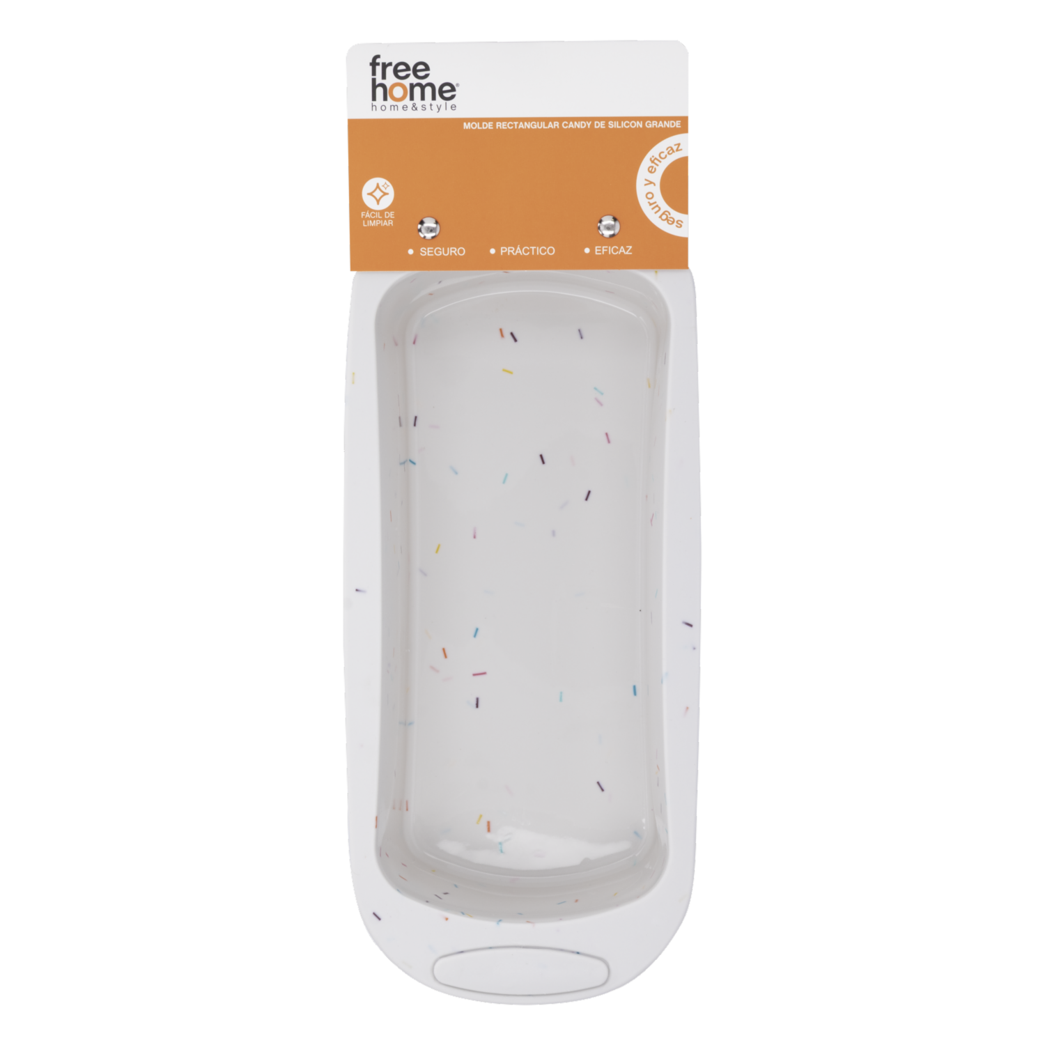 Molde Para Hornear Diseño Rectangular Candy De Silicon Grande FREE HOME 1 Pieza