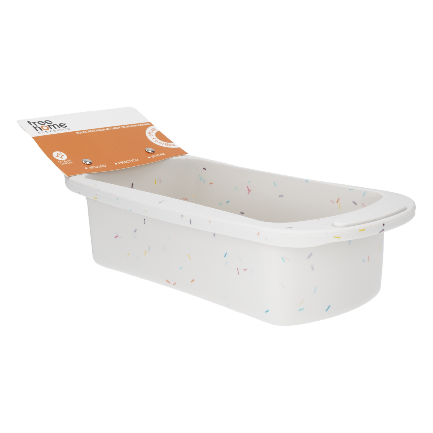 Molde Para Hornear Diseño Rectangular Candy De Silicon Grande FREE HOME 1 Pieza
