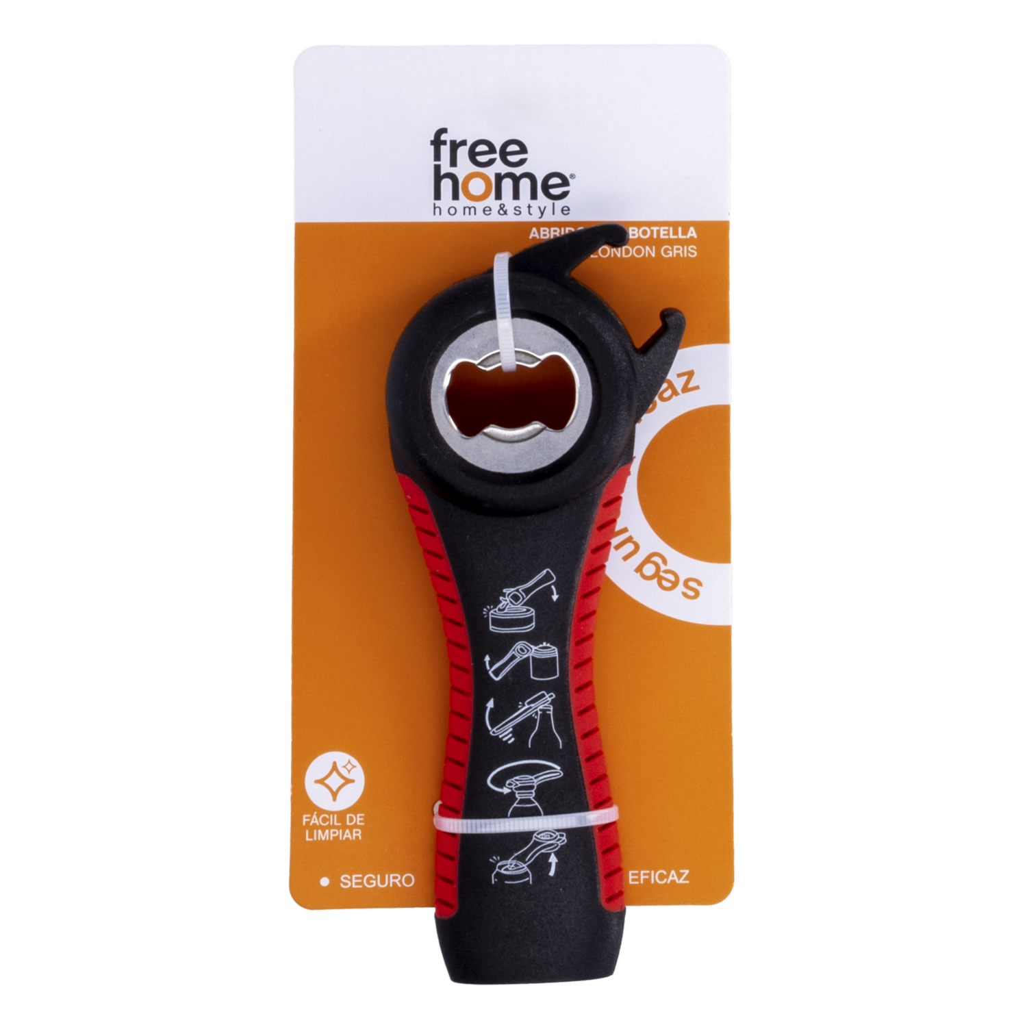 Destapa Botellas Línea London Gris FREE HOME Unidad