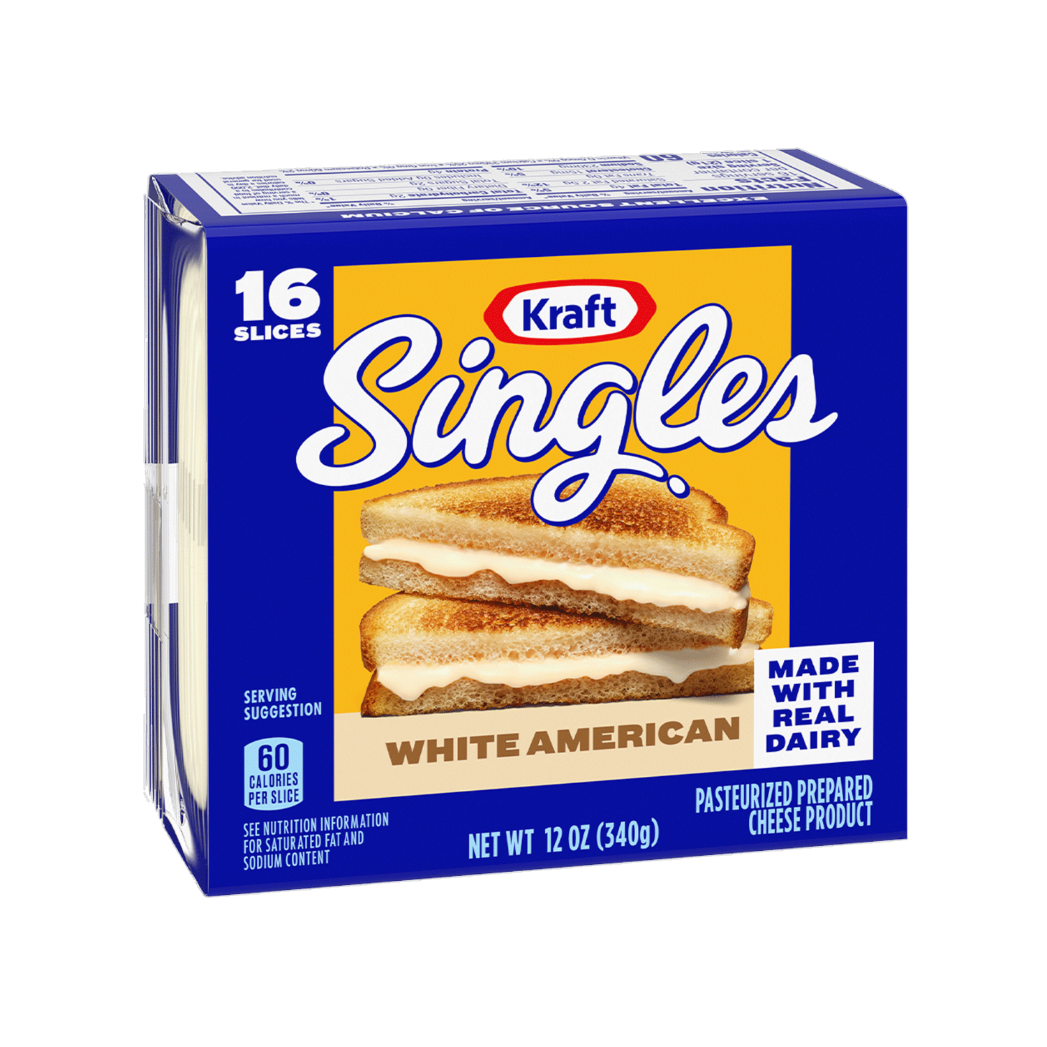 Queso Americano White Lonchas KRAFT 340 G