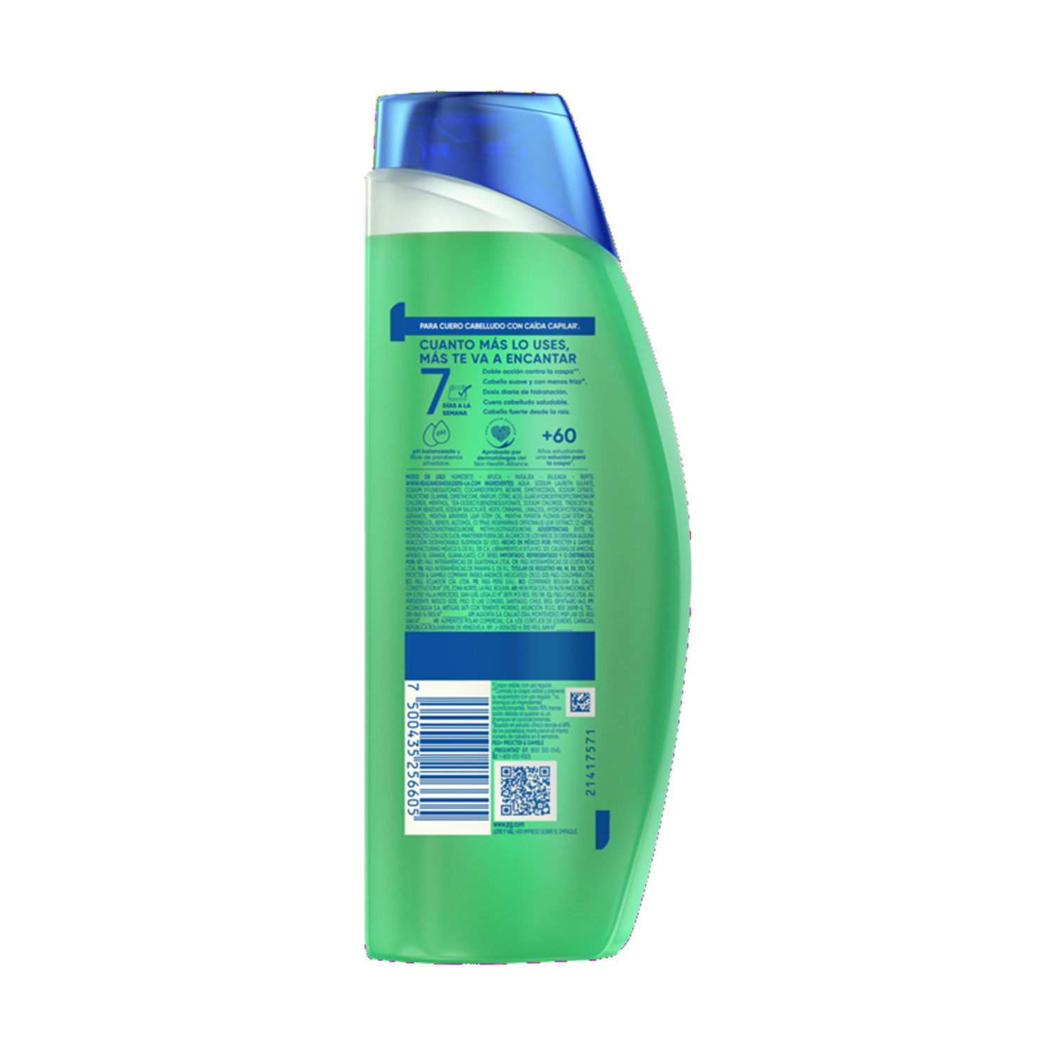 Shampoo Para Cabello Romero Anticaída Renovación Capilar HEAD & SHOULDERS 375 Ml