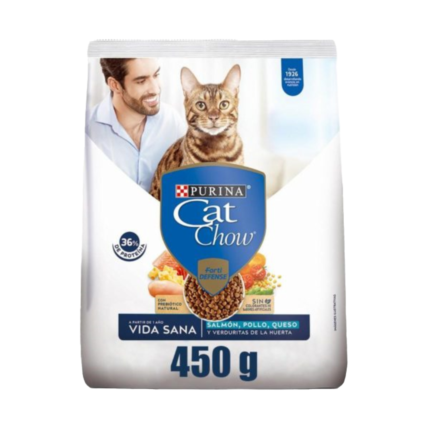 Alimento Para Gatos Vida Sana Prebióticos PURINA CAT CHOW 450 G