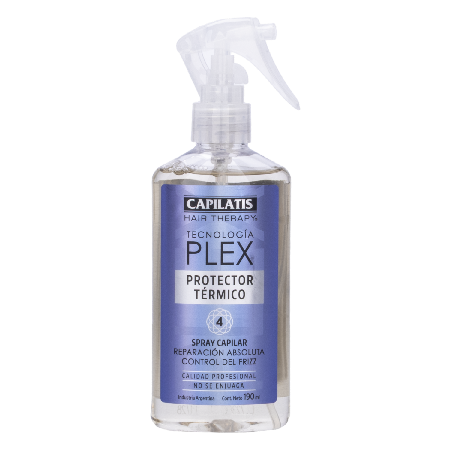Protector Térmico De Cabello Reparación Absoluta Tecnología Plex CAPILATIS 190 Ml