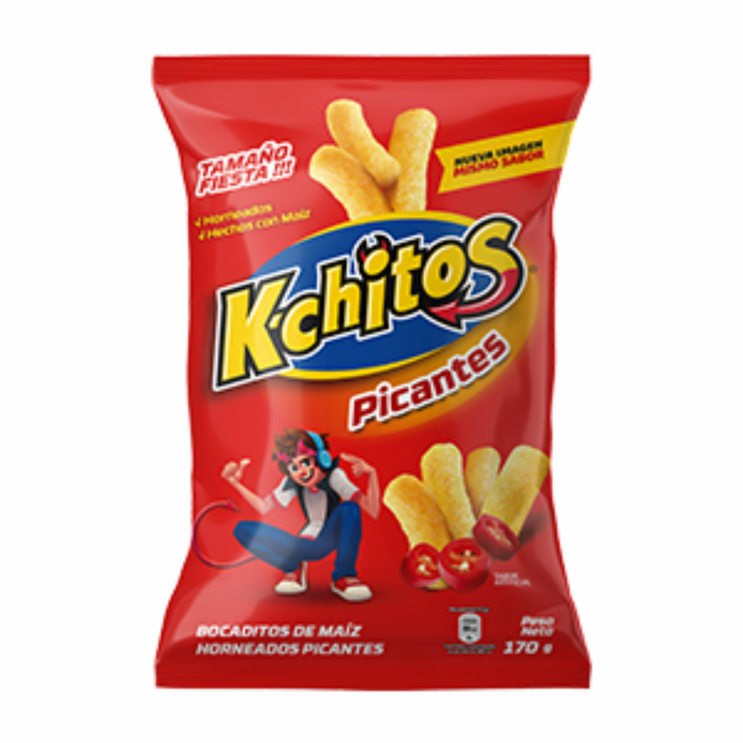 Bocaditos De Maíz Sabor Picante K-CHITOS 170 G