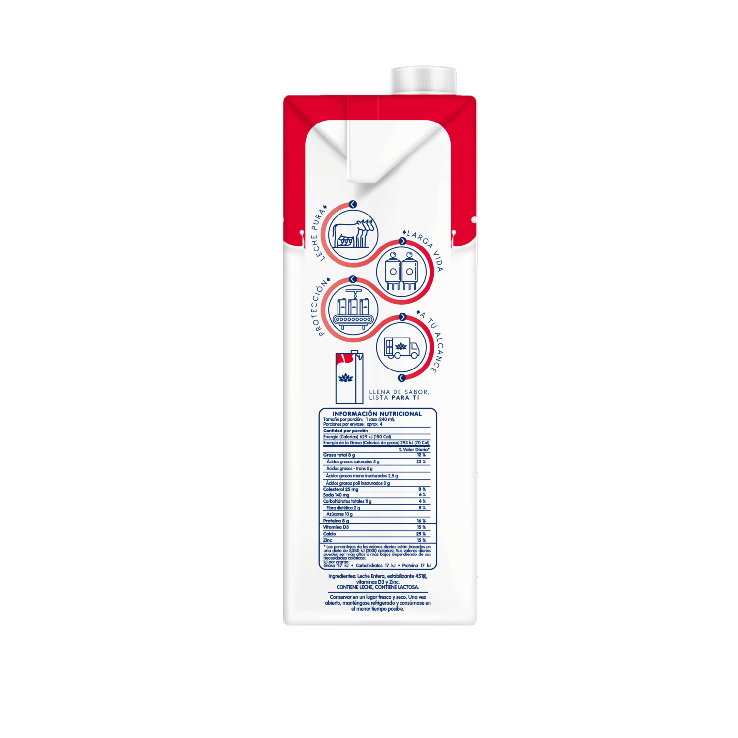 Leche Entera Ultrapasteurizada PARMALAT 1000 Ml
