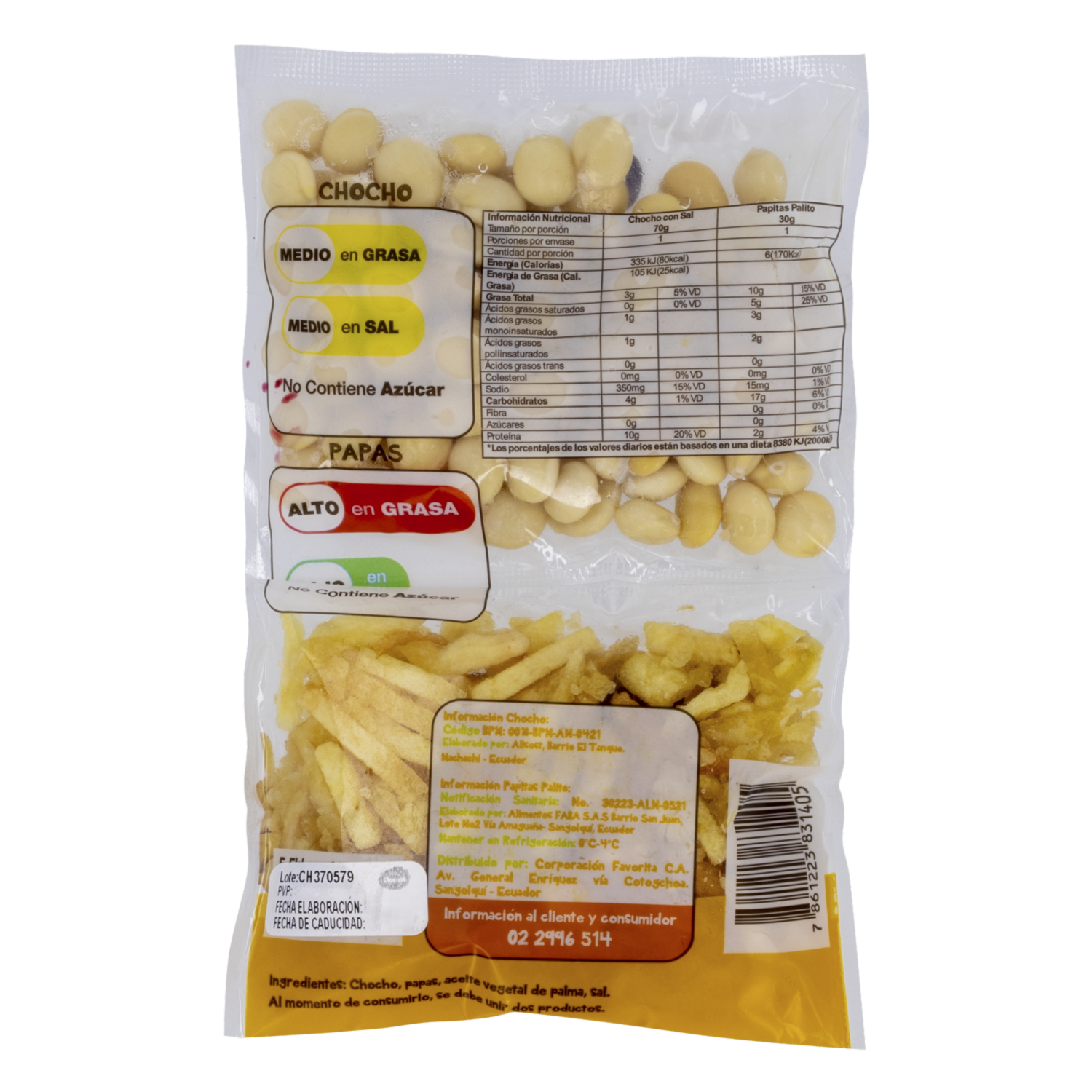 ChochoPapas Snack COOLTIVA 100 G