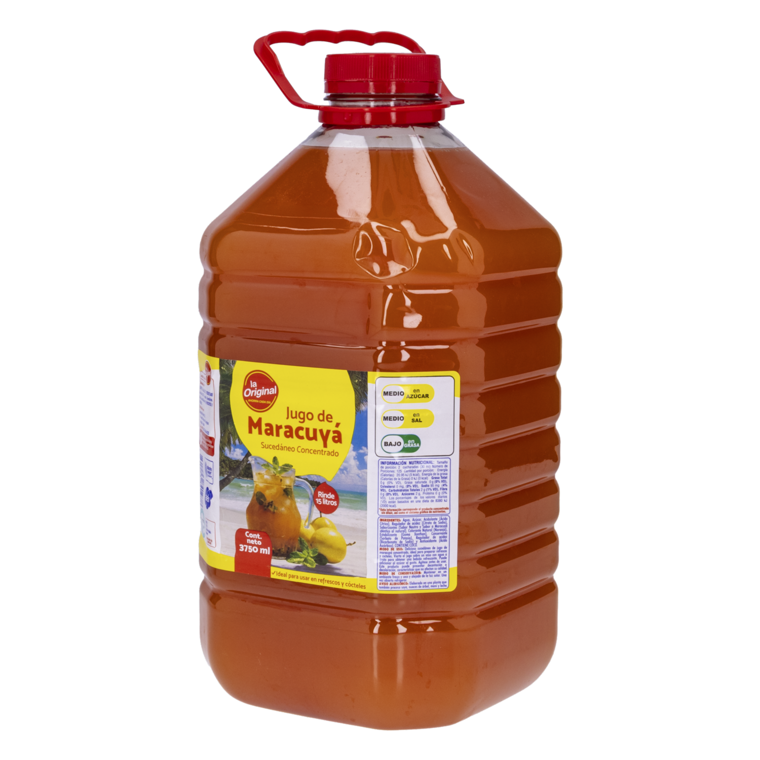Jugo De Maracuyá Sucedáneo LA ORIGINAL 3 750 Ml