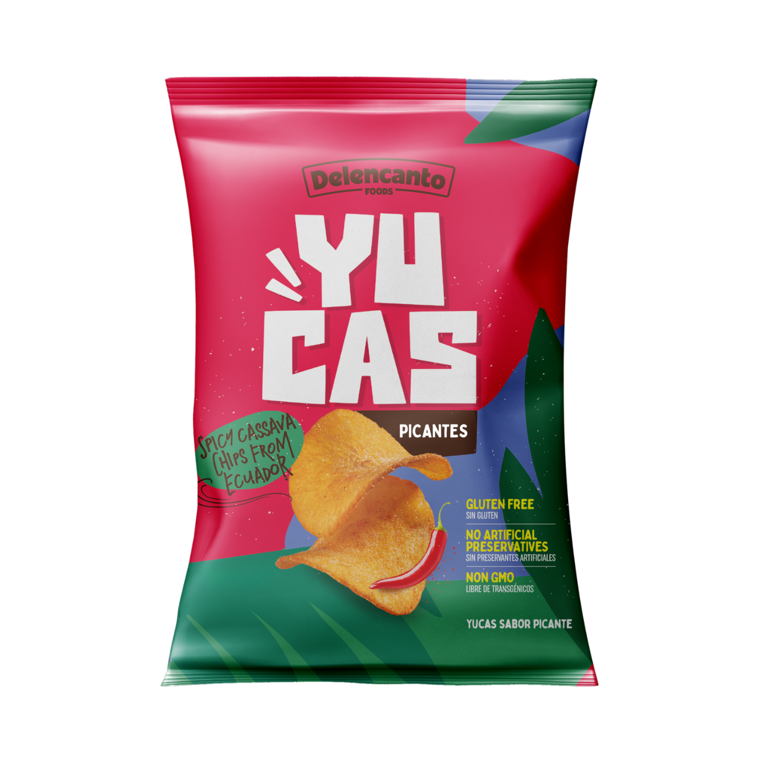 Chips De Yuca Frita Sabor Picante YUCAS 30 G