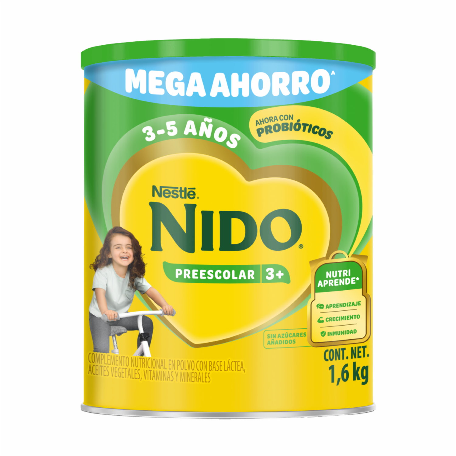 Fórmula Infantil 3+ Nutridots NIDO Lata 1.6 Kg