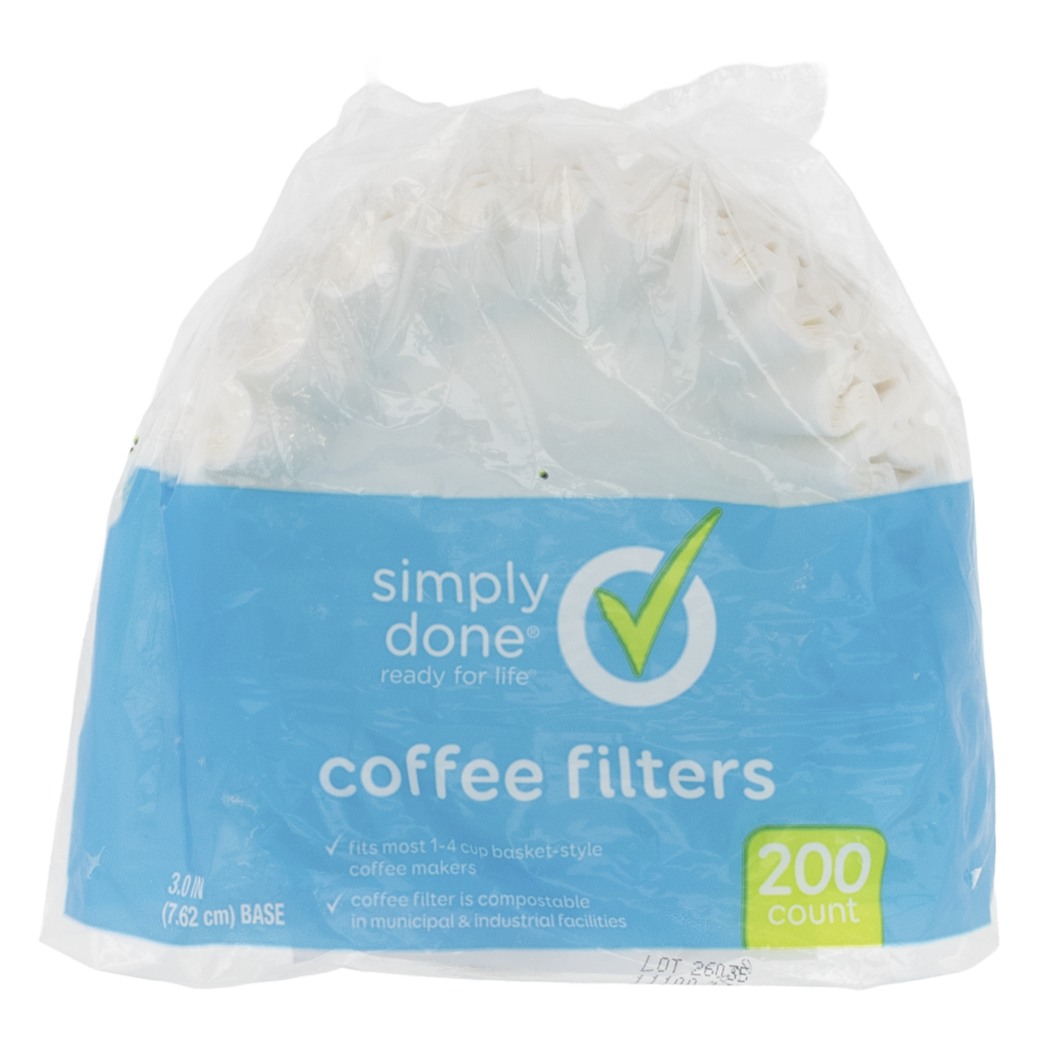 Filtros Para Café 1 A 4 Tazas SIMPLY DONE 200 U