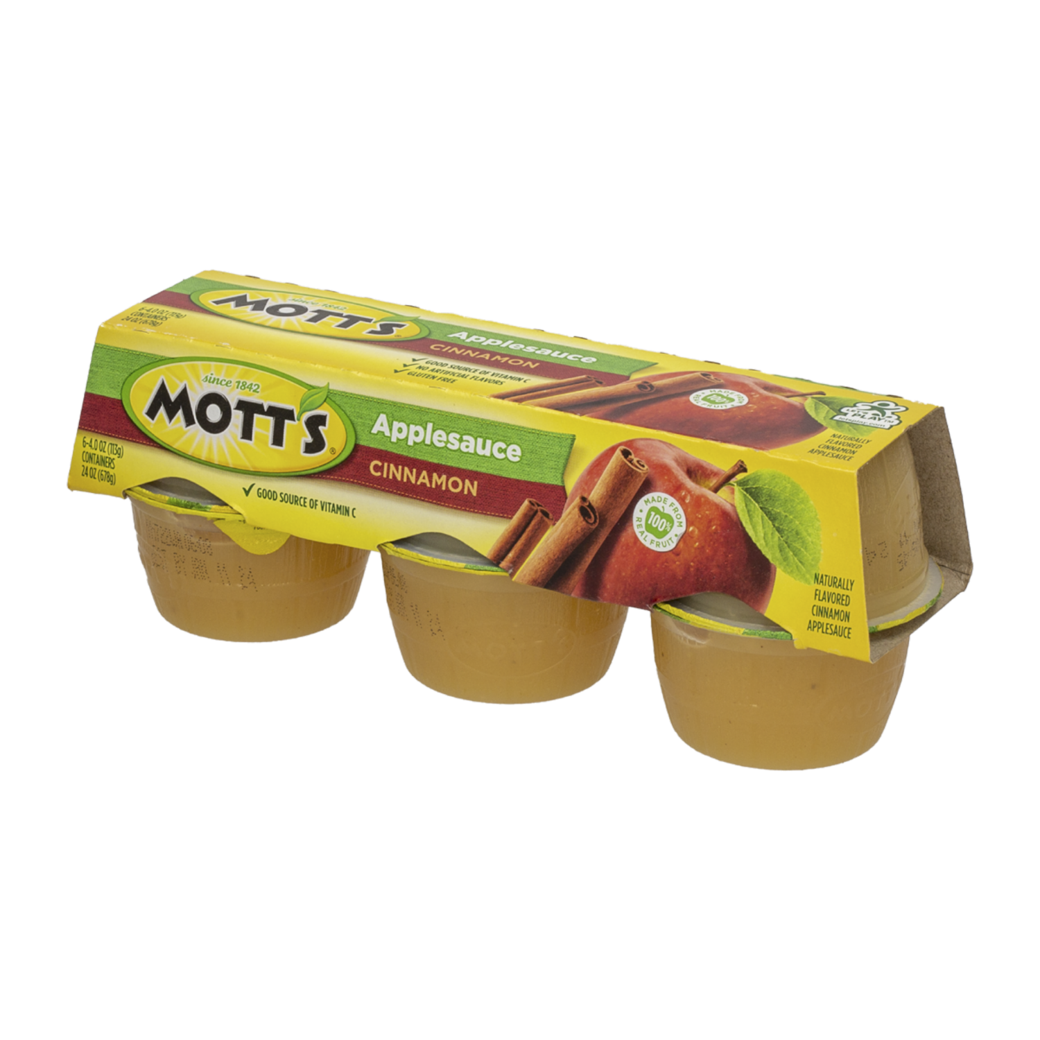 Puré De Manzana Sabor a Canela MOTT’S Pack X 6 113 G