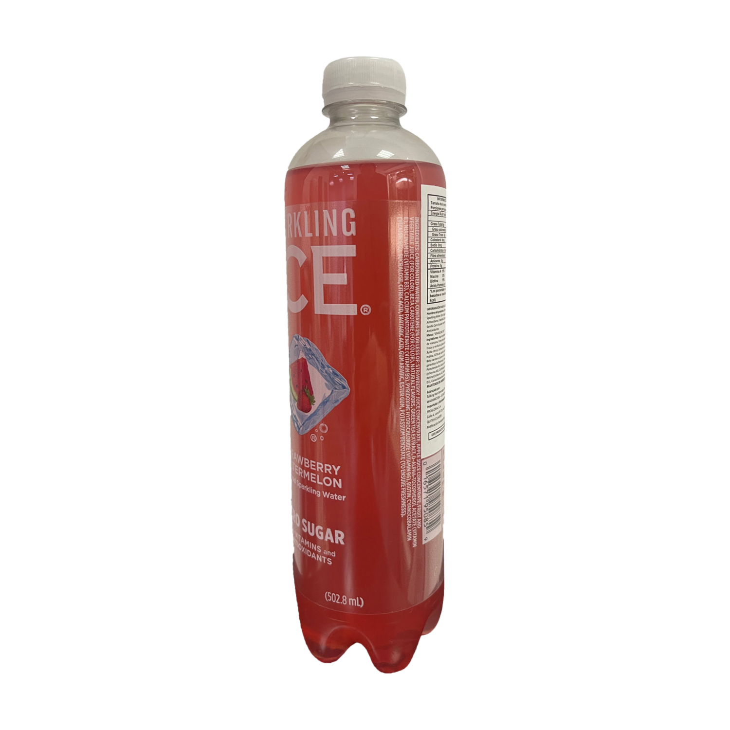 Agua Con Gas Strawberry Watermelon Sin Azúcar SPARKLING ICE 502,8 Ml