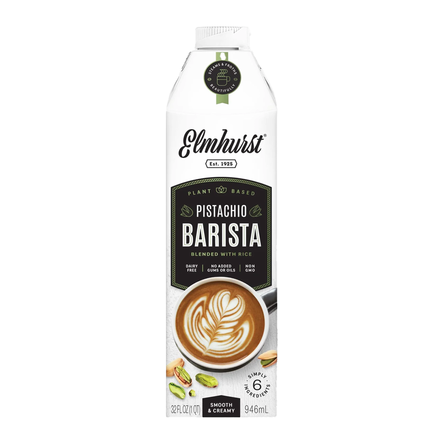 Bebida De Pistacho Con Arroz Barista ELMHURST 946 Ml