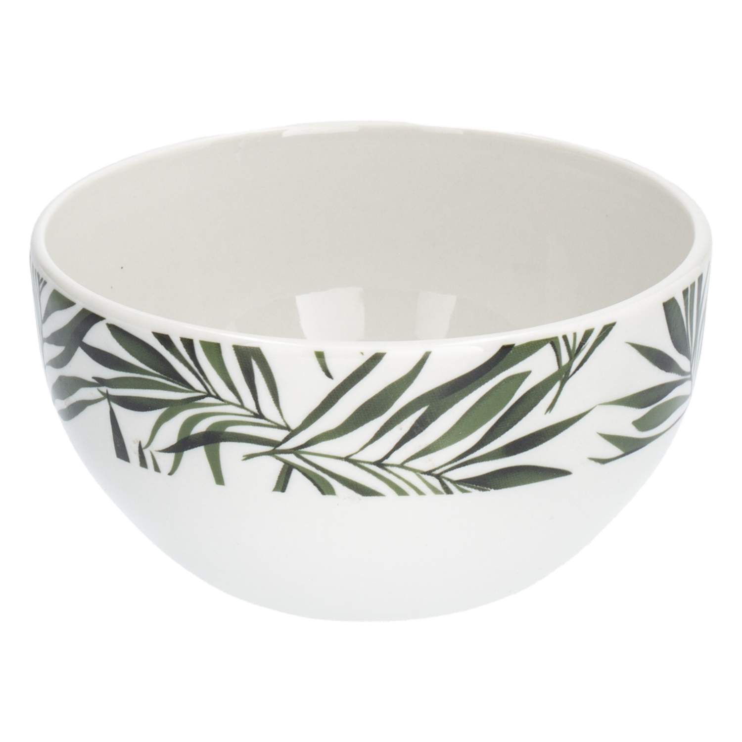 Vajilla Con Hojas Verde Oscuro FREE HOME 16 Piezas