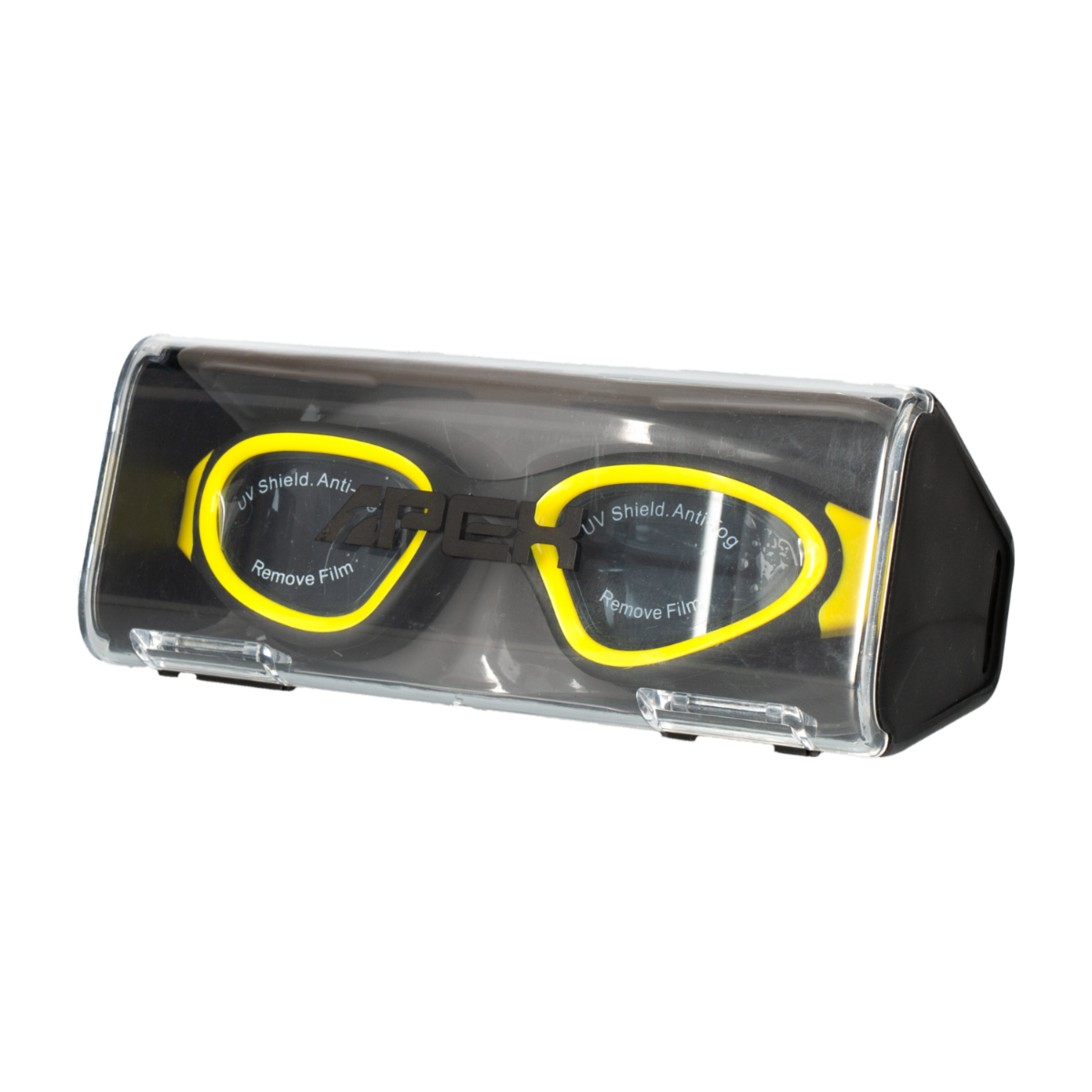 Gafas De Natación Ajustables Color Amarillo APEX 1 Pieza