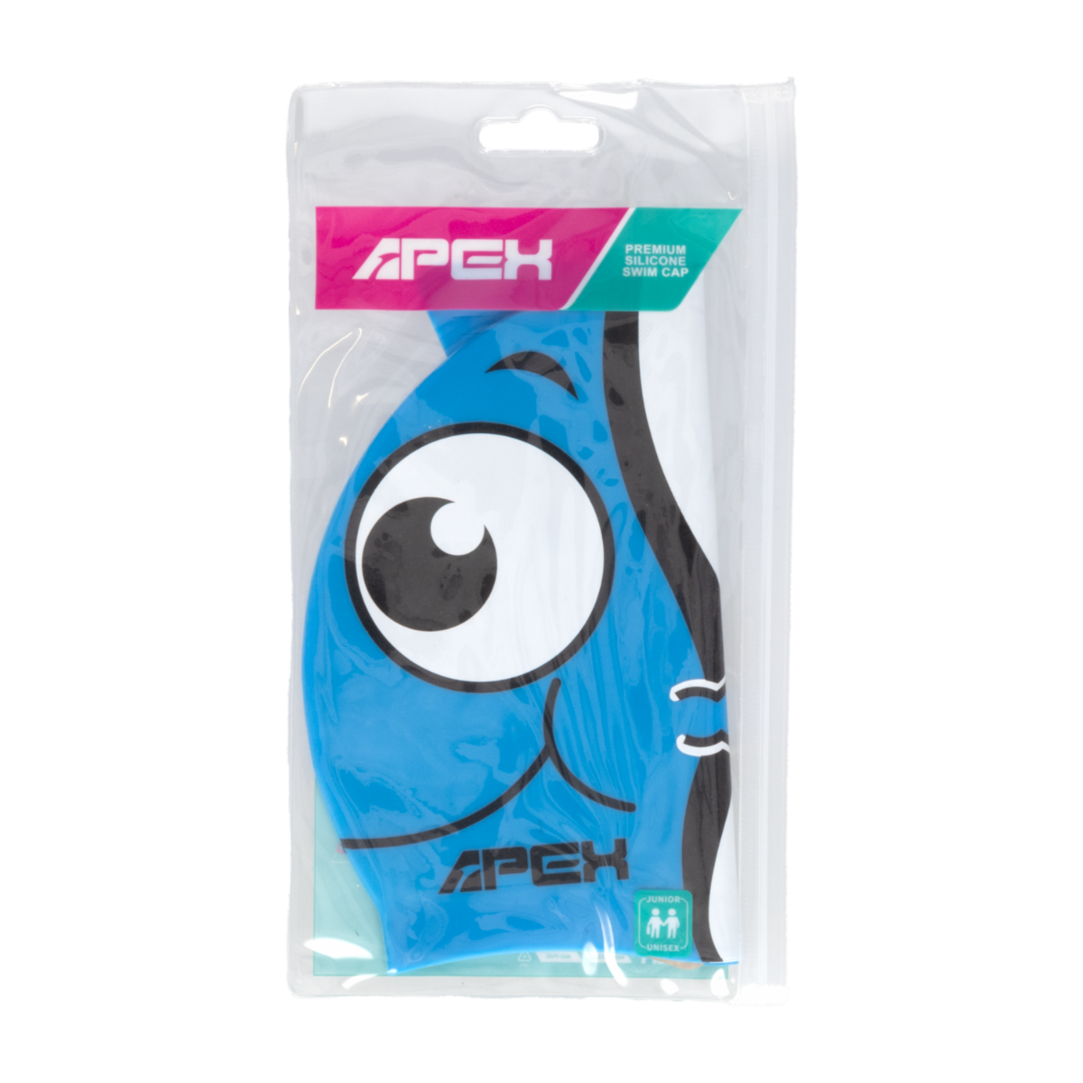Gorro De Natación Para Niños Diseño Pez Azul APEX 1 Pieza