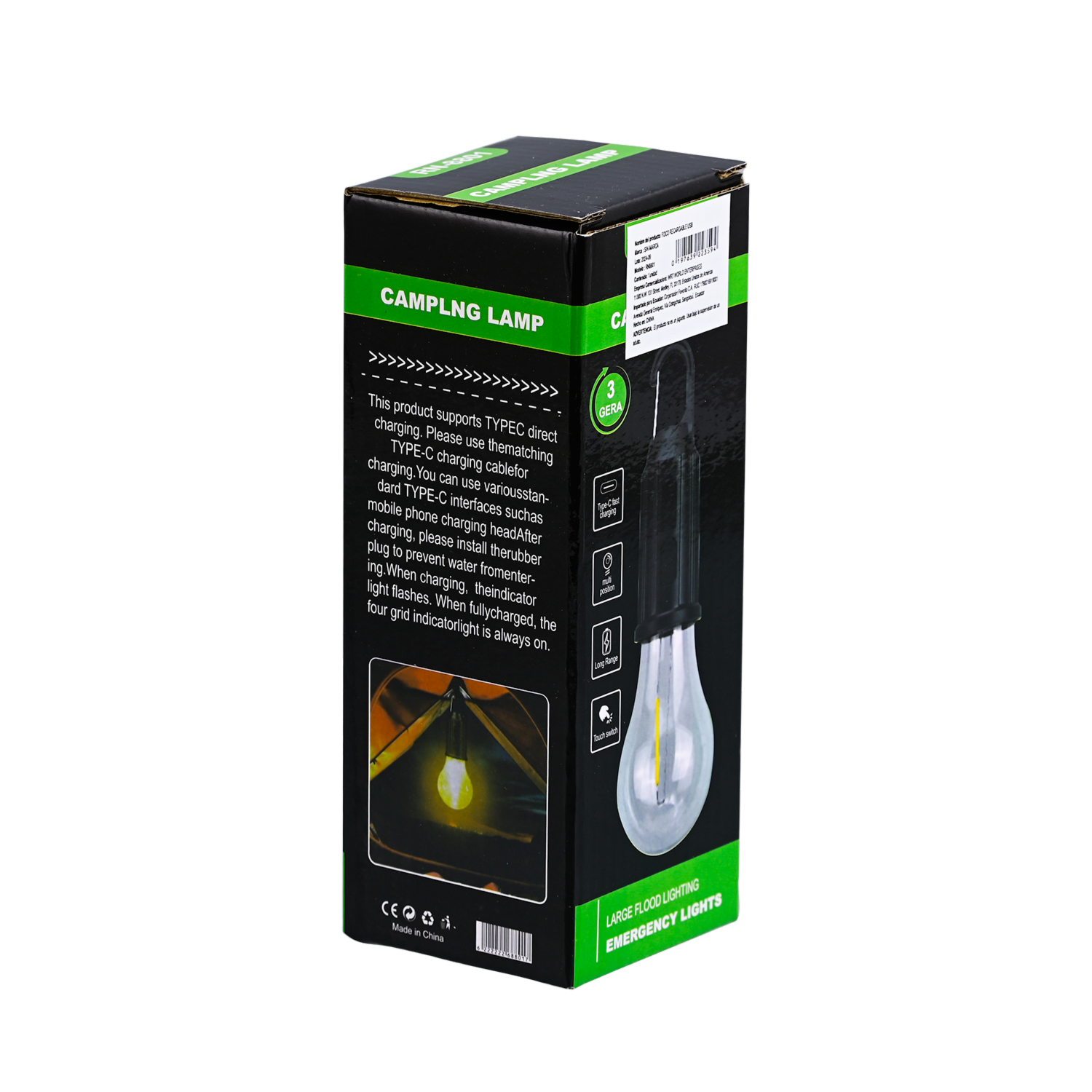 Foco Recargable KOOME RN8801