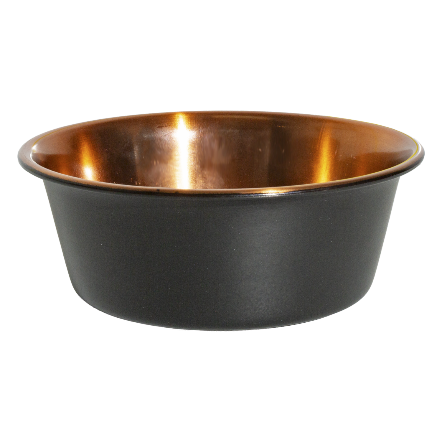Plato De Mascota Zaara Serie Negro – Bronce Series KUMAR 1 Pieza