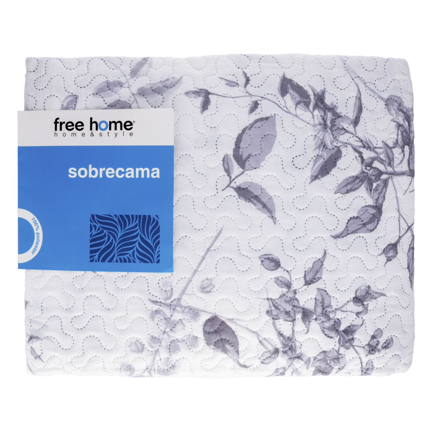 Sobrecama Floral Leslie Rosa FREE HOME