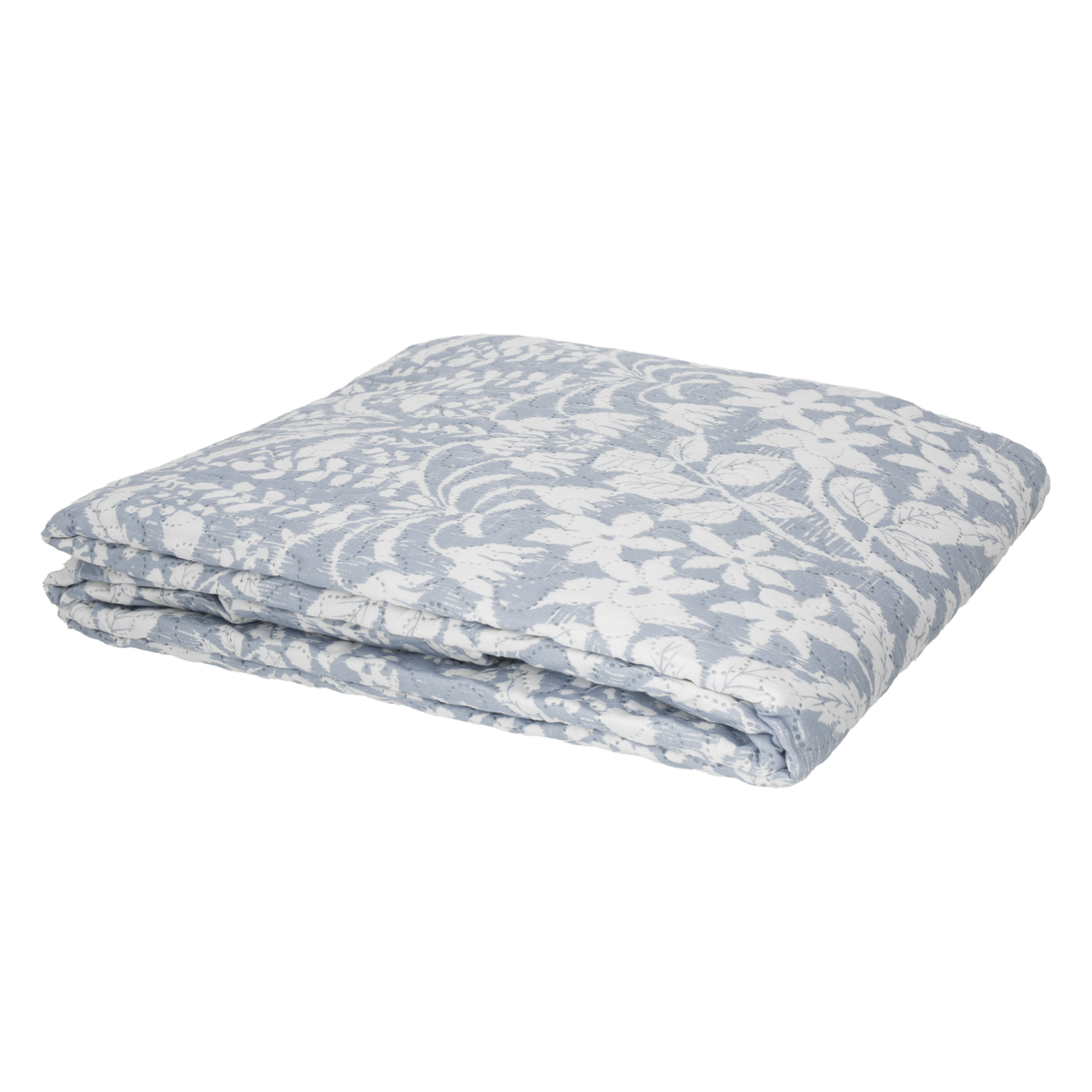 Sobrecama Floral Zuri Celeste FREE HOME 2 1/2 Plazas