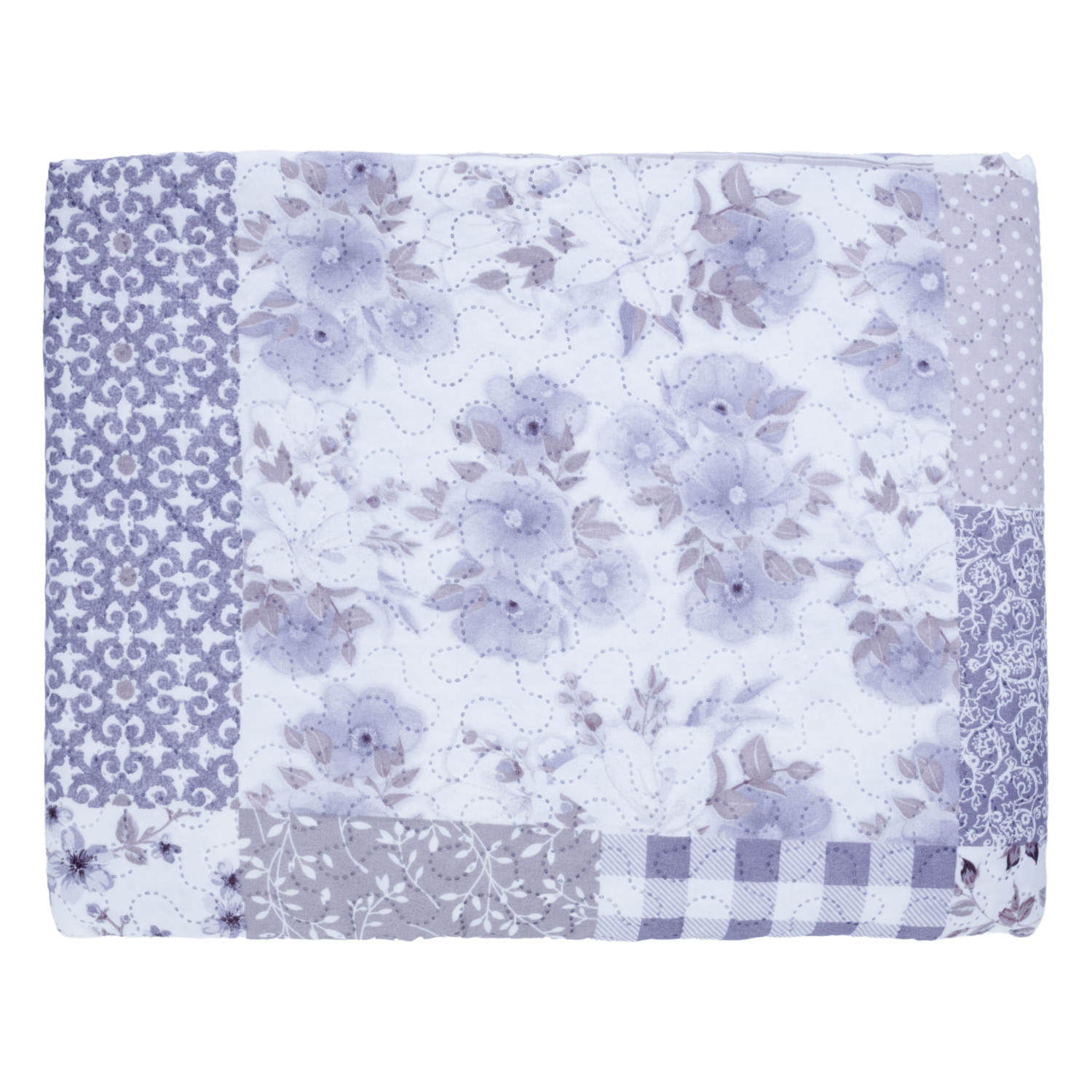 Sobrecama Patchwork Tyler Gris FREE HOME