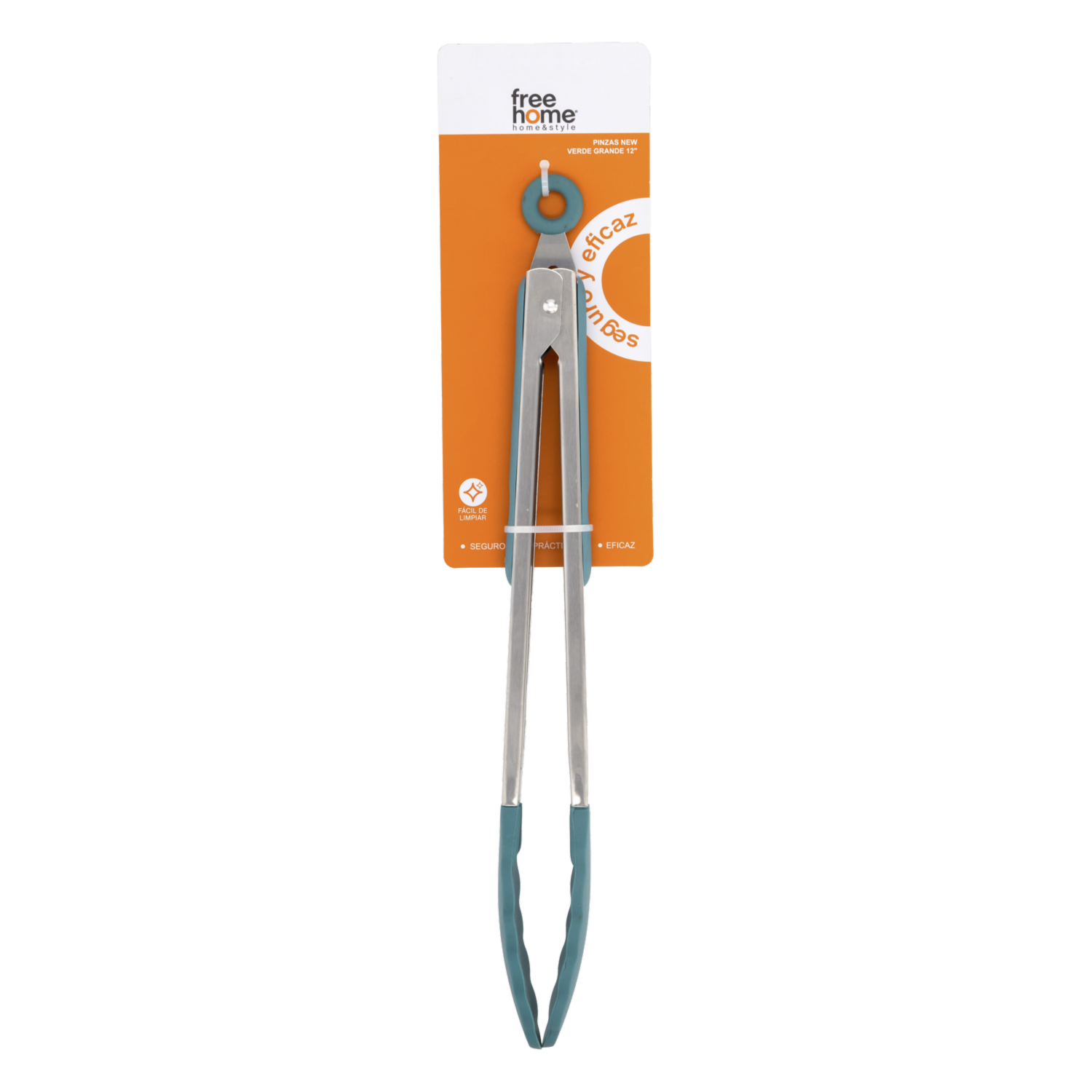 Pinzas Para Cocina De Silicona New Verde FREE HOME 12″