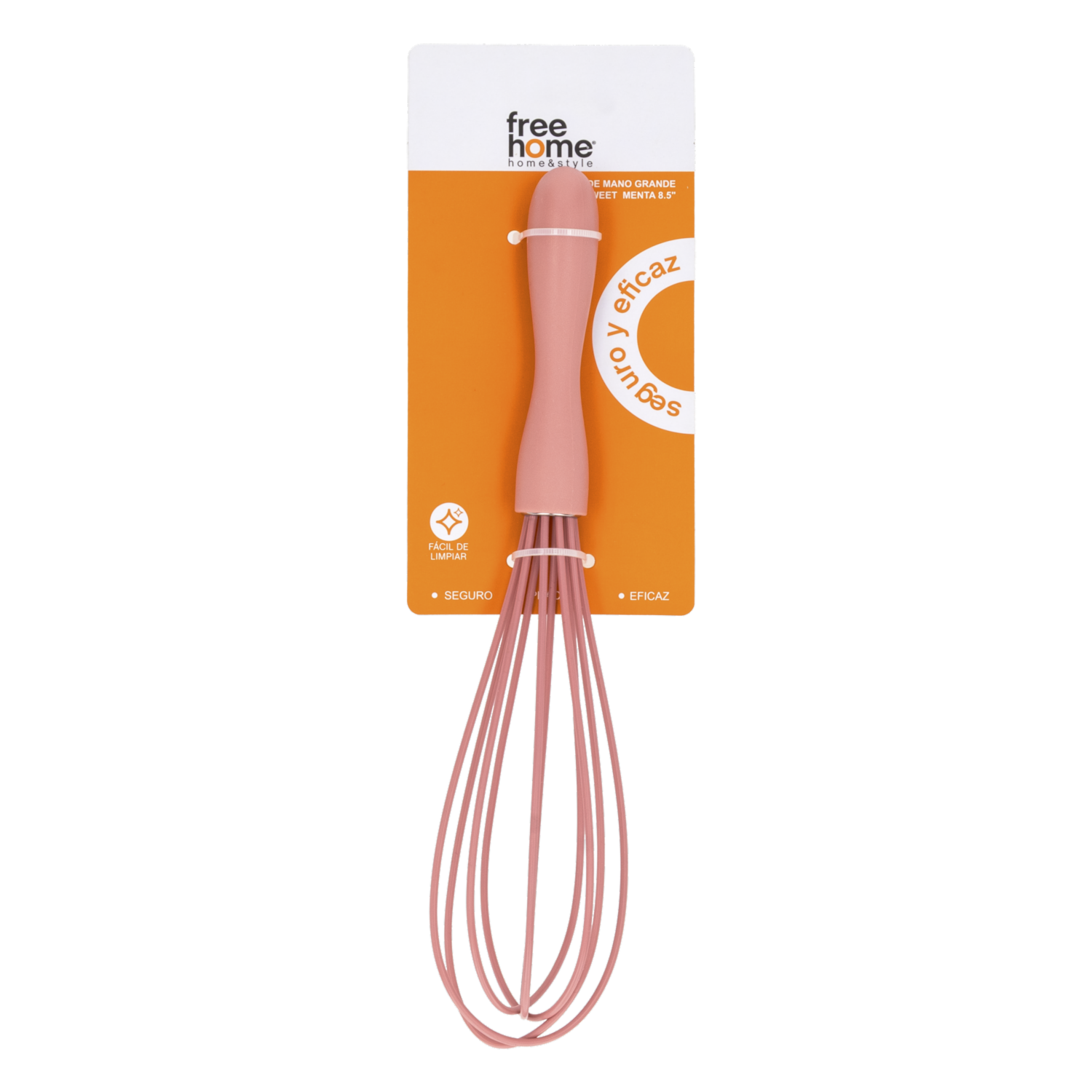 Batidor De Mano De Silicona Sweet Rosa FREE HOME 8.5″