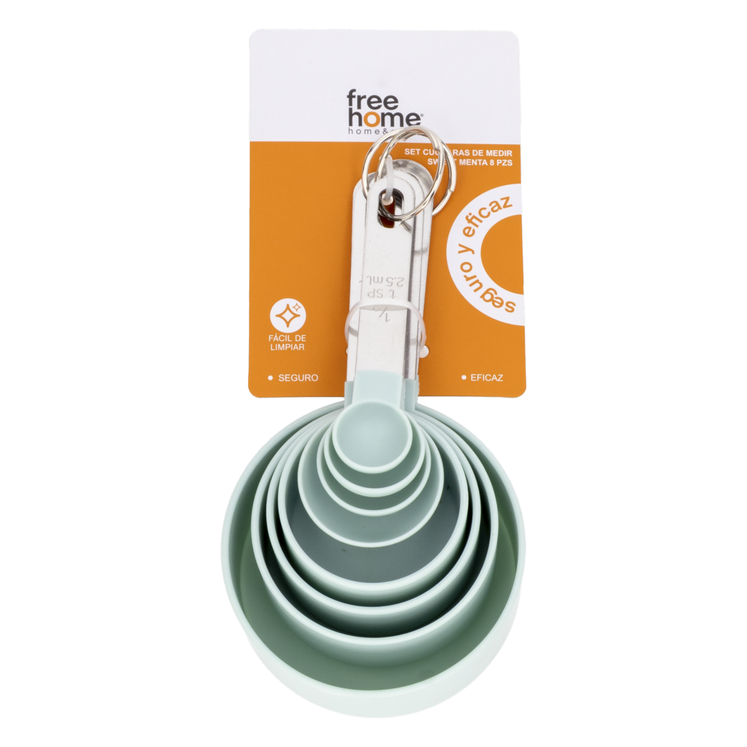 Cucharas Medidoras Sweet Menta FREE HOME 8 Piezas