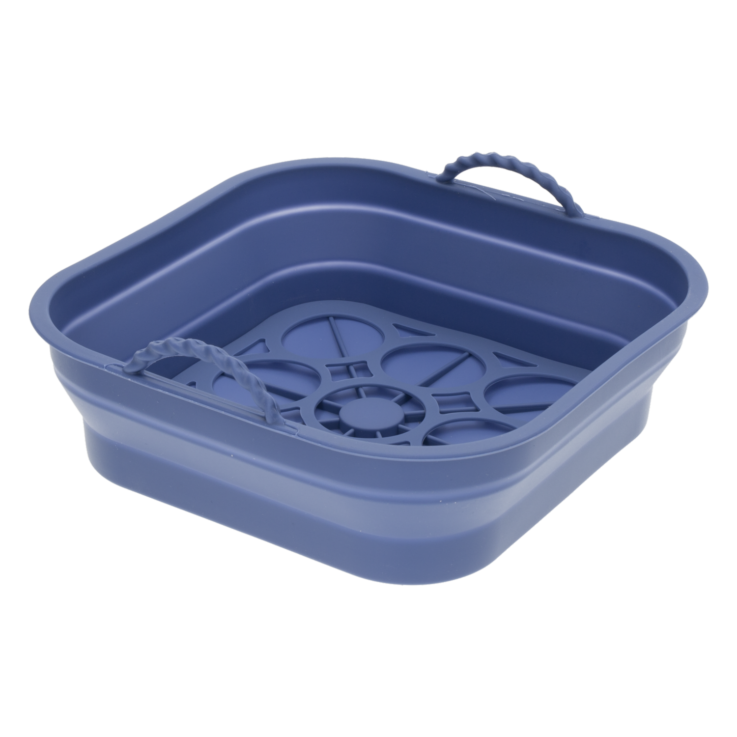 Molde Para Air Fryer De Silicón Azul FREE HOME Cuadrado