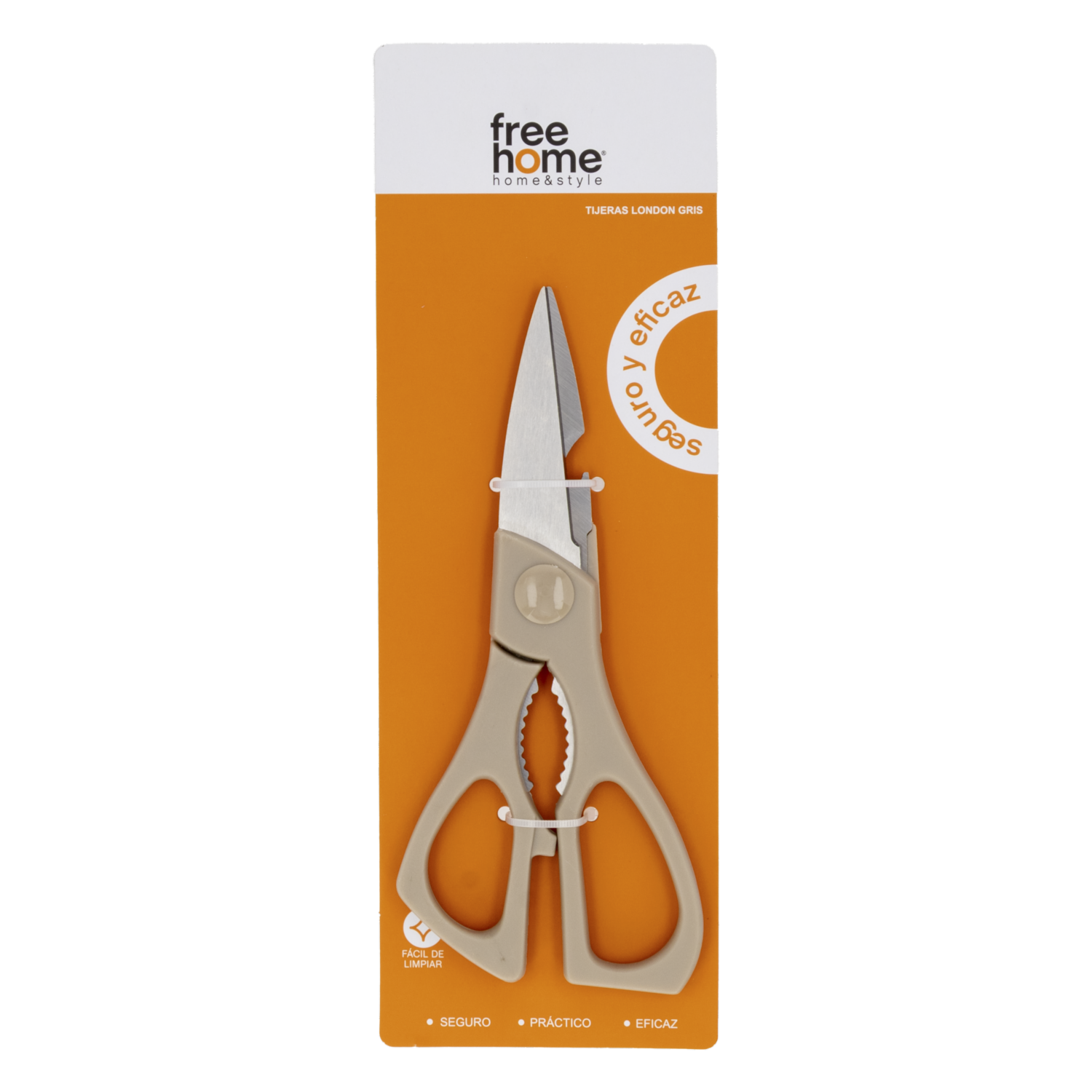 Tijeras De Cocina London Gris FREE HOME Unidad