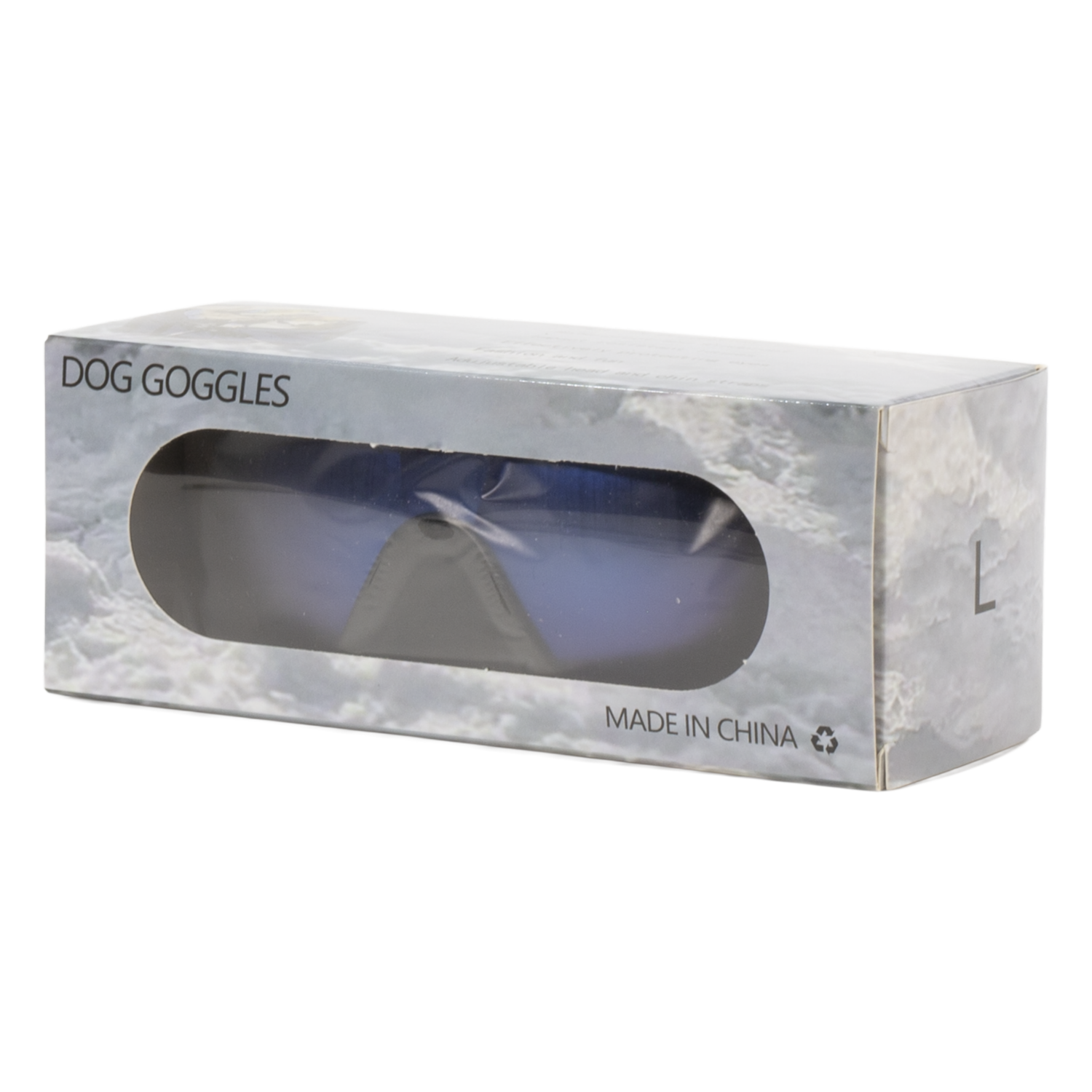 Gafas Para Mascotas Negro+ Lente Azul KOOME 17X8 Cm