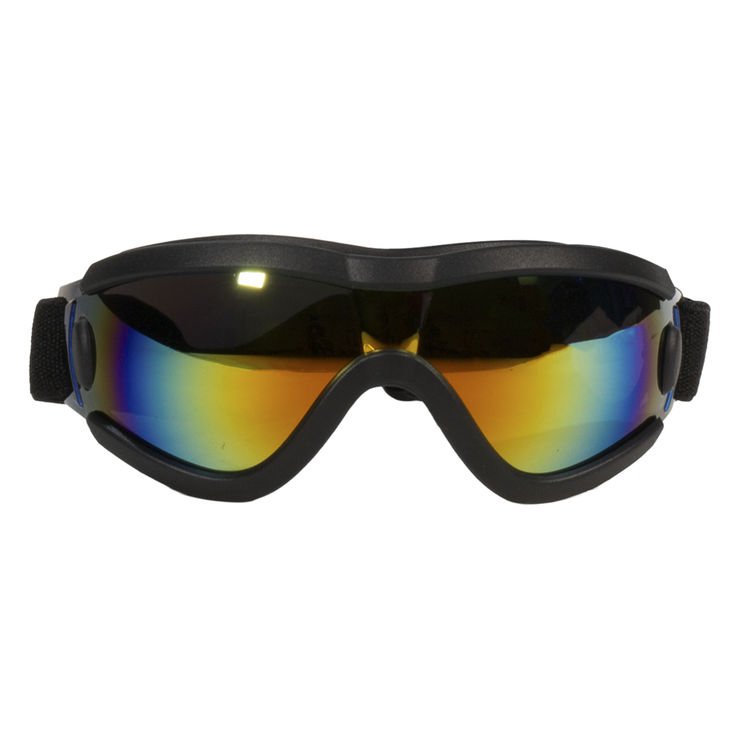 Gafas Para Mascotas Negro+Lente Naranja KOOME 14X5 Cm