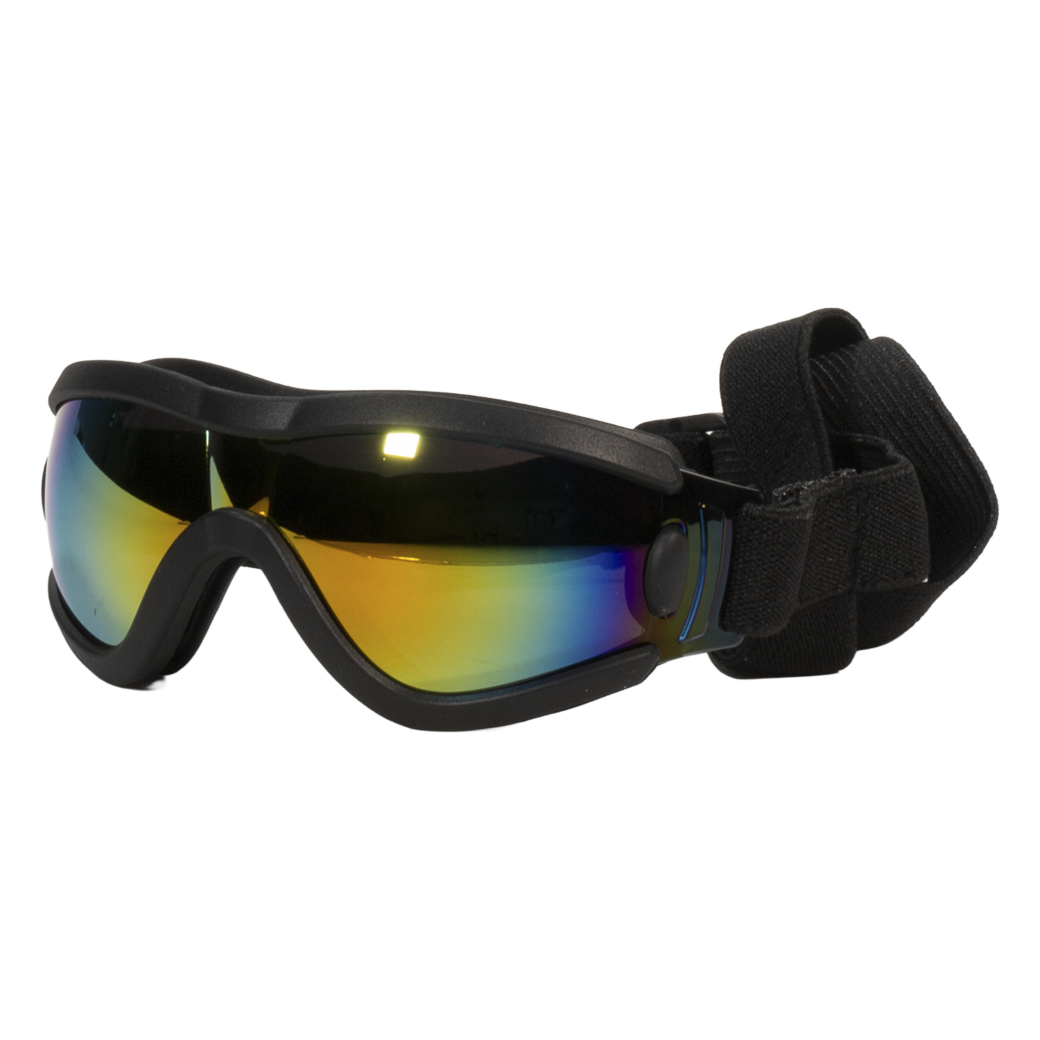 Gafas Para Mascotas Negro+Lente Naranja KOOME 14X5 Cm