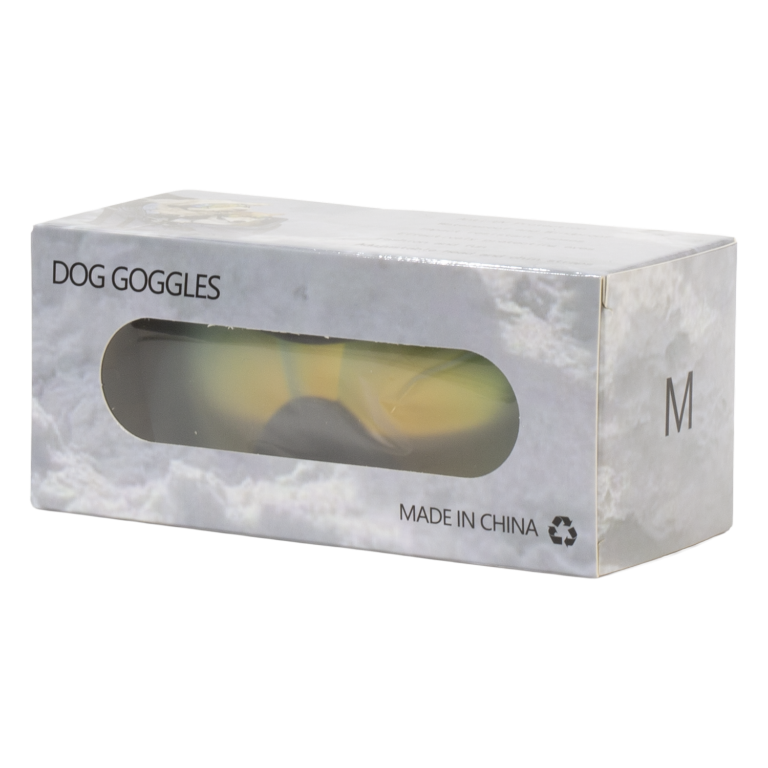 Gafas Para Mascotas Negro+Lente Naranja KOOME 14X5 Cm