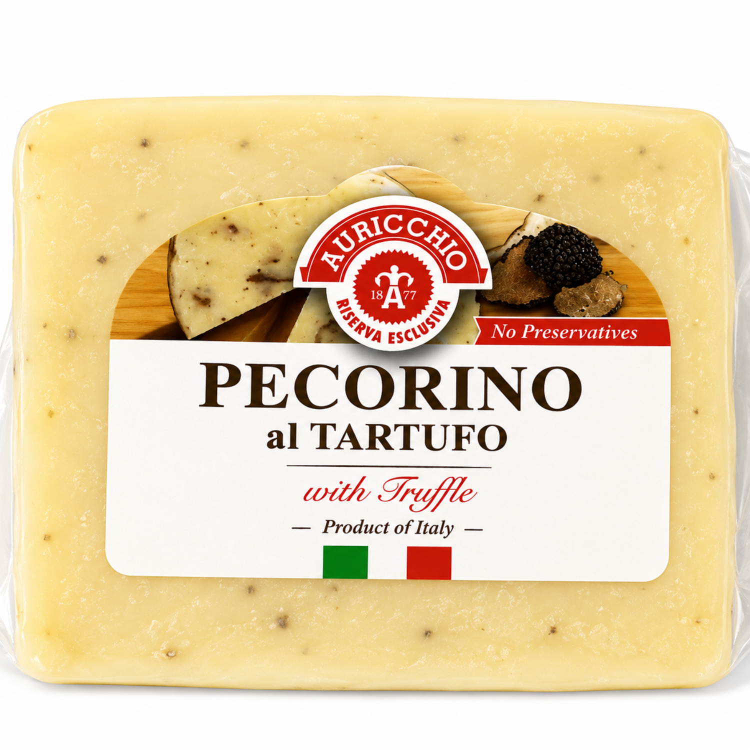 Queso Pecorino Italiano Con Trufa Rebanado AURICCHIO 200 G