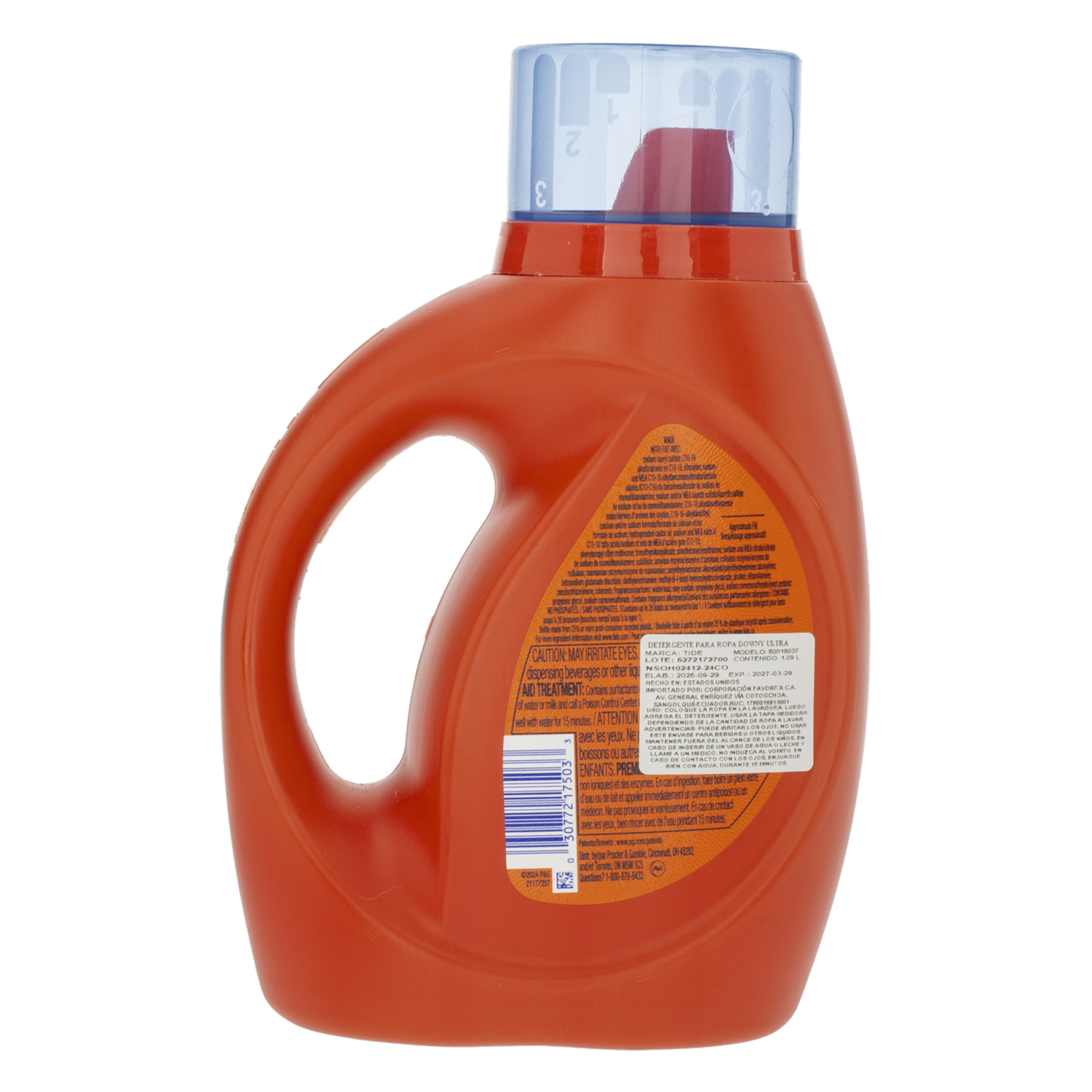 Detergente Líquido Plus Ultra Downy April Fresh TIDE 1,09 L