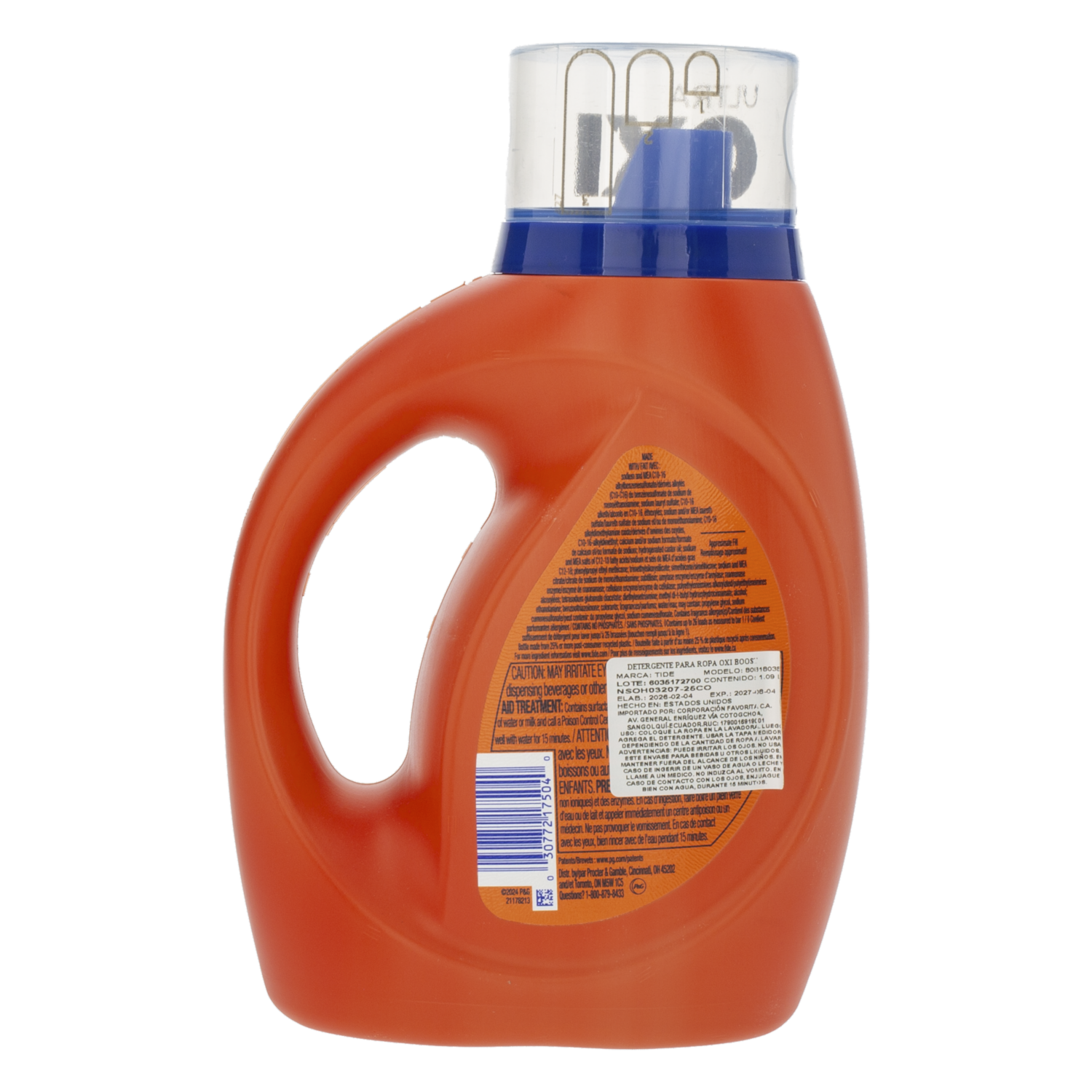 Detergente Líquido Ultra Oxi Boost TIDE 1,09 L