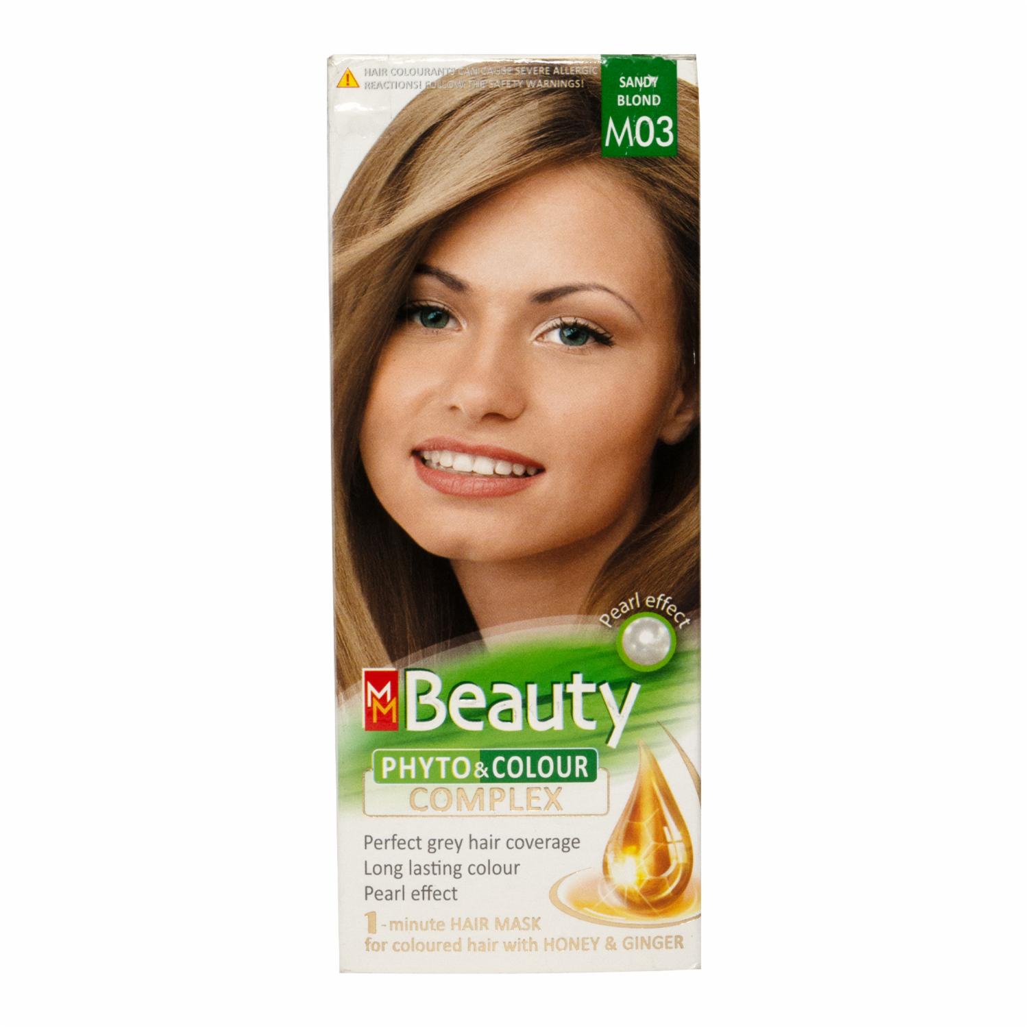 Tinte De Cabello Beauty Phyto&Colur Complex Sandy Blond M03 MM BEAUTY Unidad