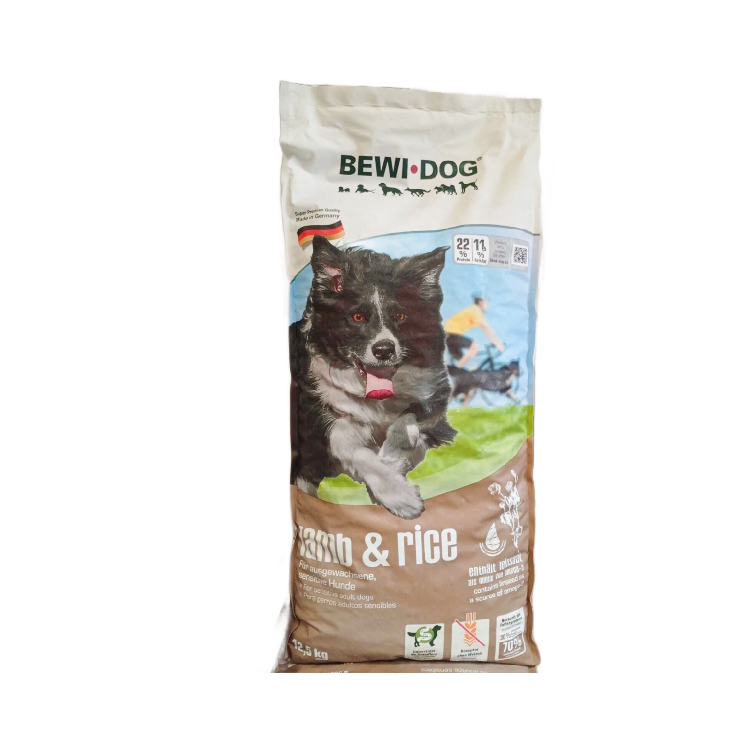 Alimento Para Perros Cordero Y Arroz Sensitive Adultos BEWI DOG 12,5 Kg