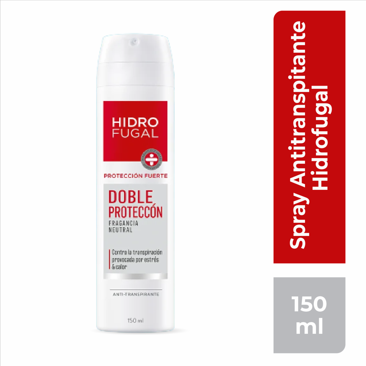 Desodorante En Aerosol Para Dama Doble Protección Fragancia Neutral HIDROFUGAL 150 Ml