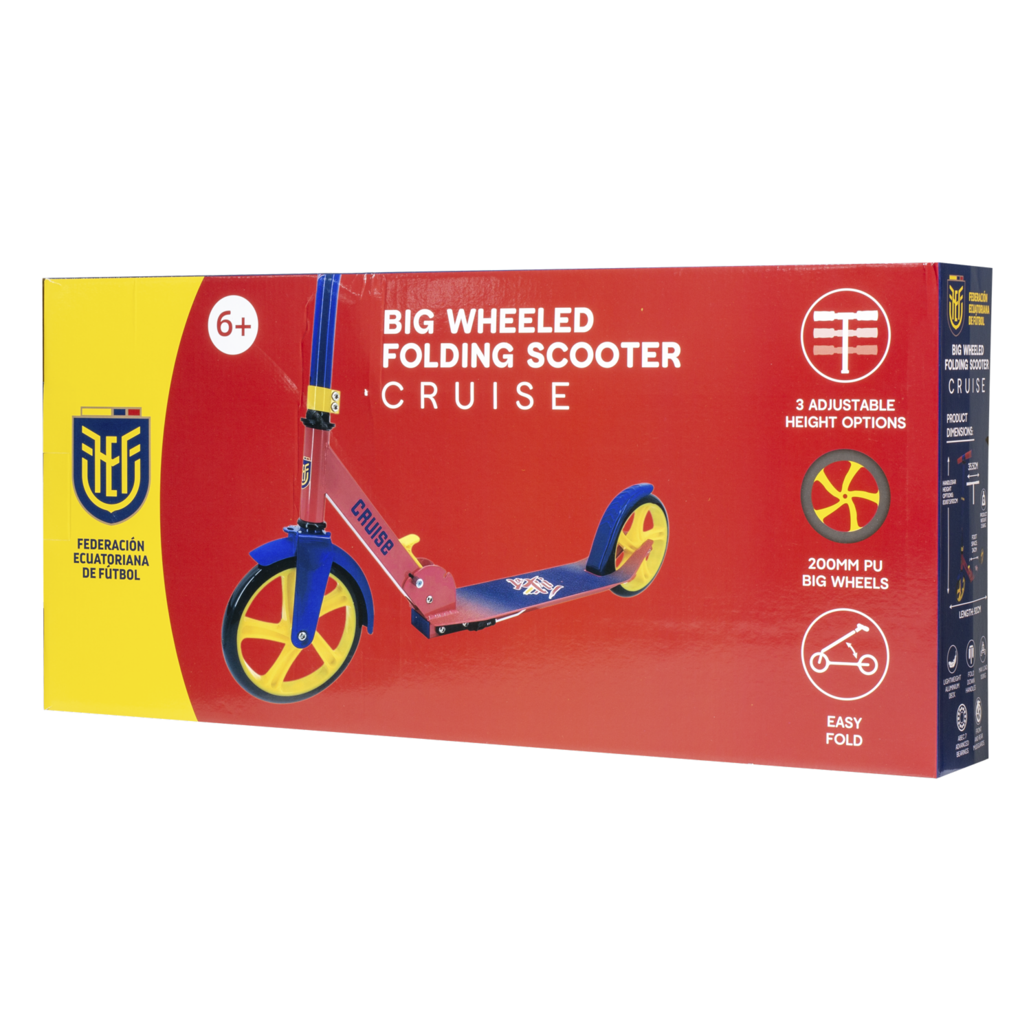 Scooter De Rueda Grande Cruise LA TRI Plegable